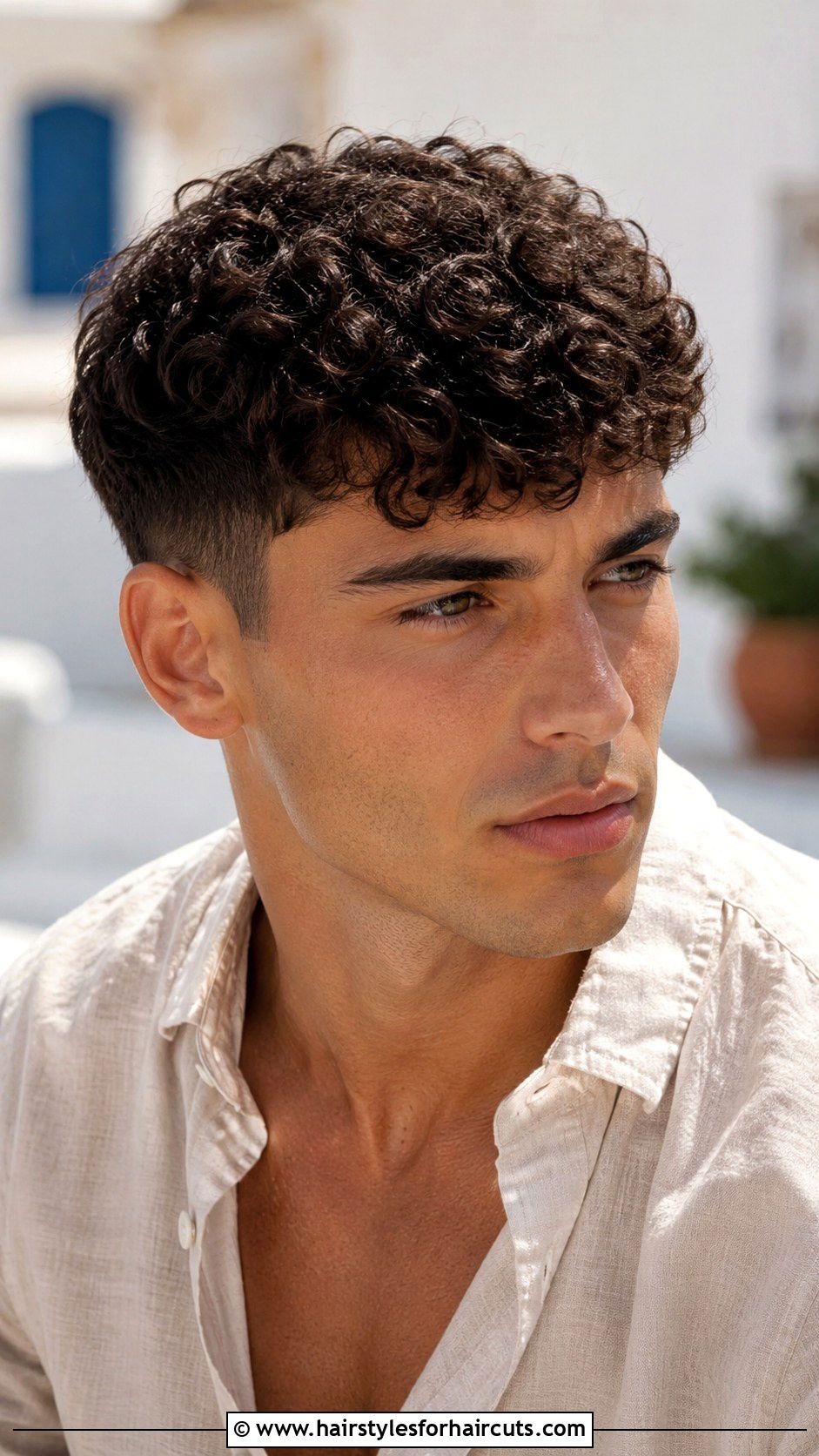 Curly Caesar Haircut - 25 caeser haircuts - 25 caeser haircuts