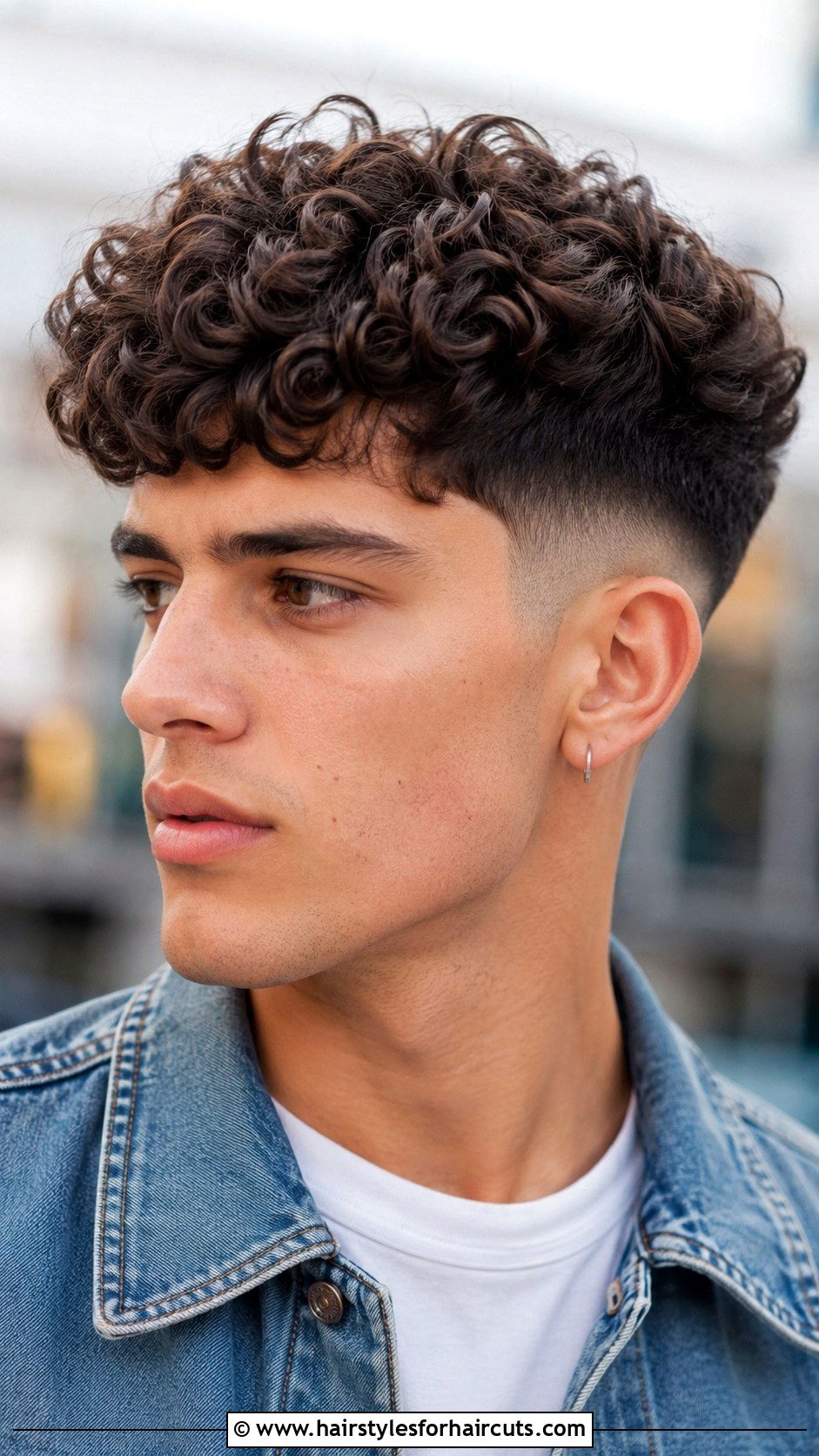Curly Caesar Haircut With High Fade - 25 caesar haircuts curly hair - 25 caesar haircuts curly hair