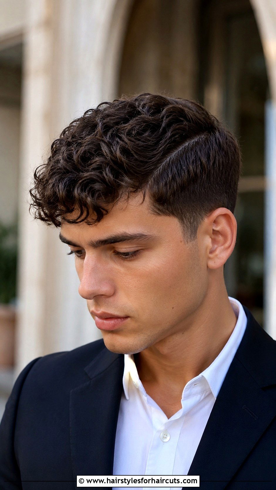 Curly Caesar Haircut With Side Part - 25 caesar haircuts curly hair - 25 caesar haircuts curly hair