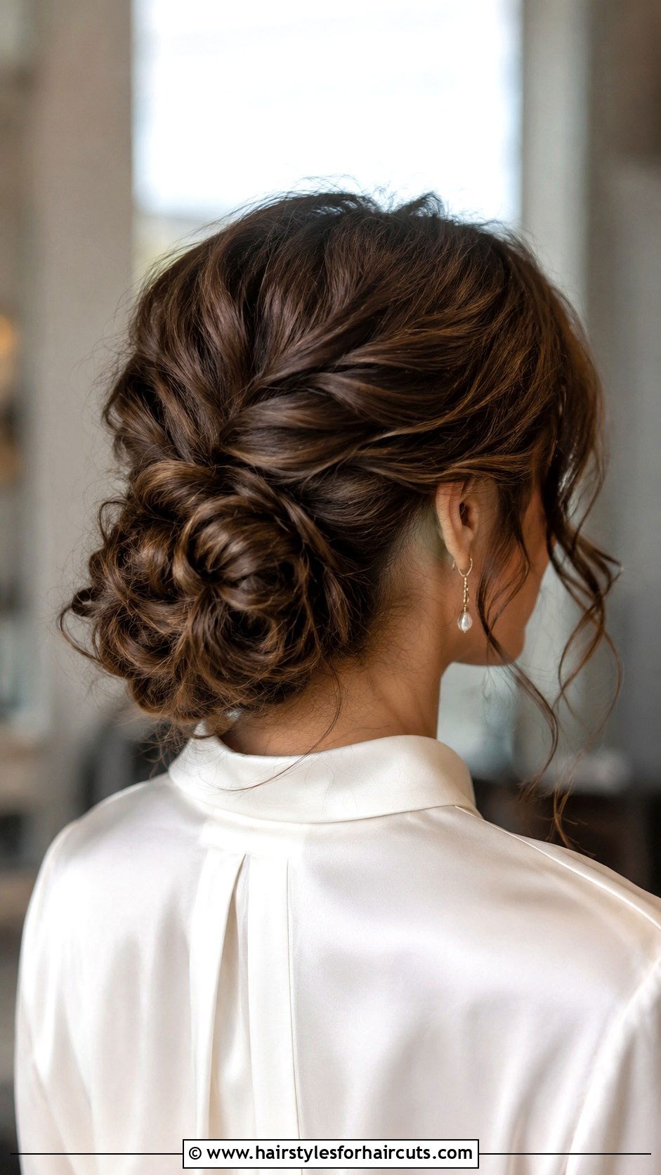 Curly Chignon - 25 elegant curly hairstyles - 25 elegant curly hairstyles