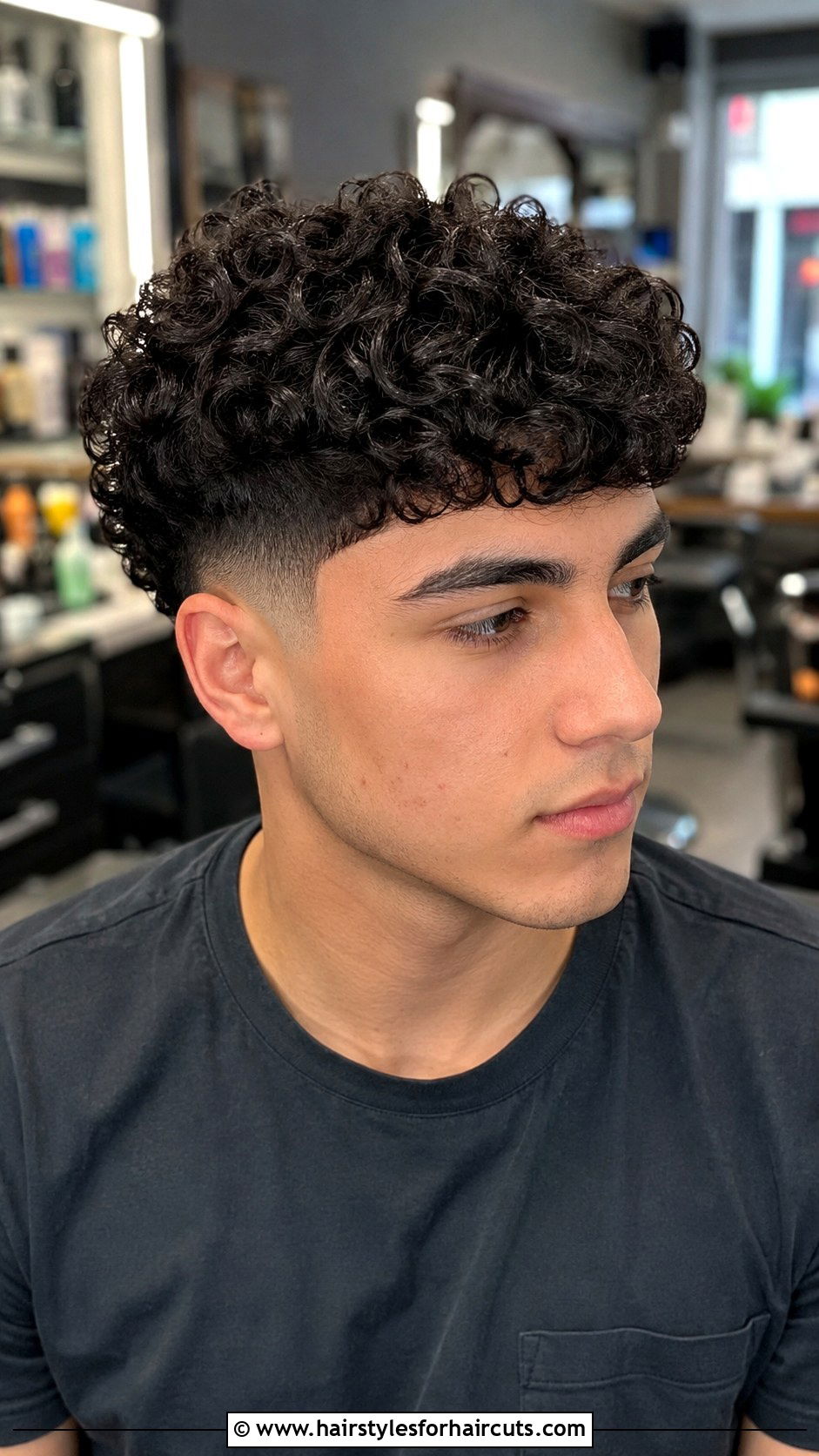 Curly Edgar With Bald Fade - 25 edgar haircuts for curly hair - 25 edgar haircuts for curly hair