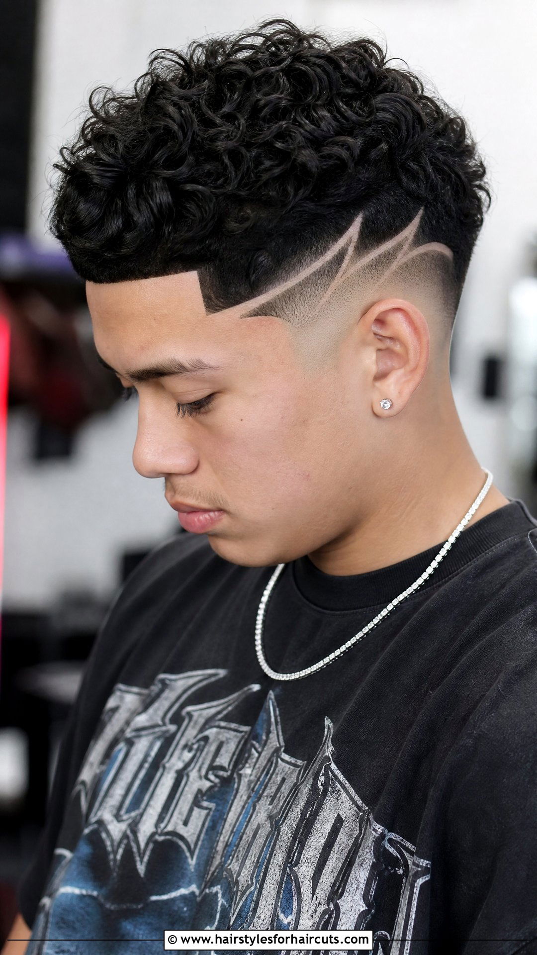 Curly Edgar With Design - 25 edgar haircuts with curly hair - 25 edgar haircuts with curly hair
