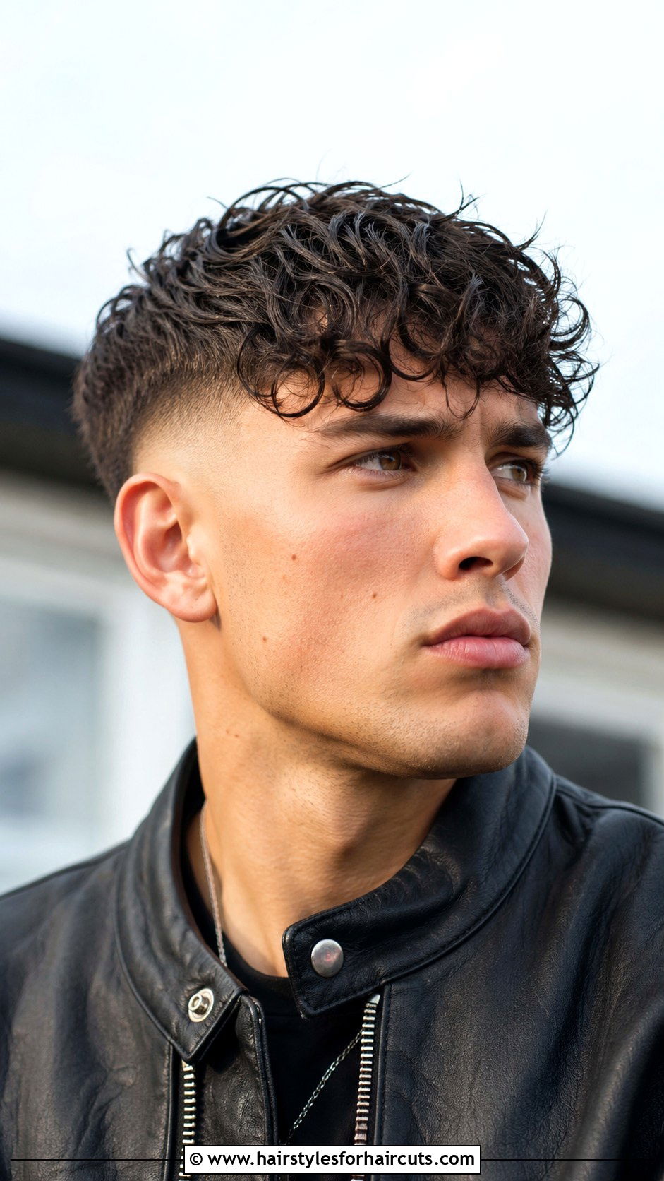 Curly Edgar With Disconnected Bangs - 25 edgar haircuts for curly hair - 25 edgar haircuts for curly hair