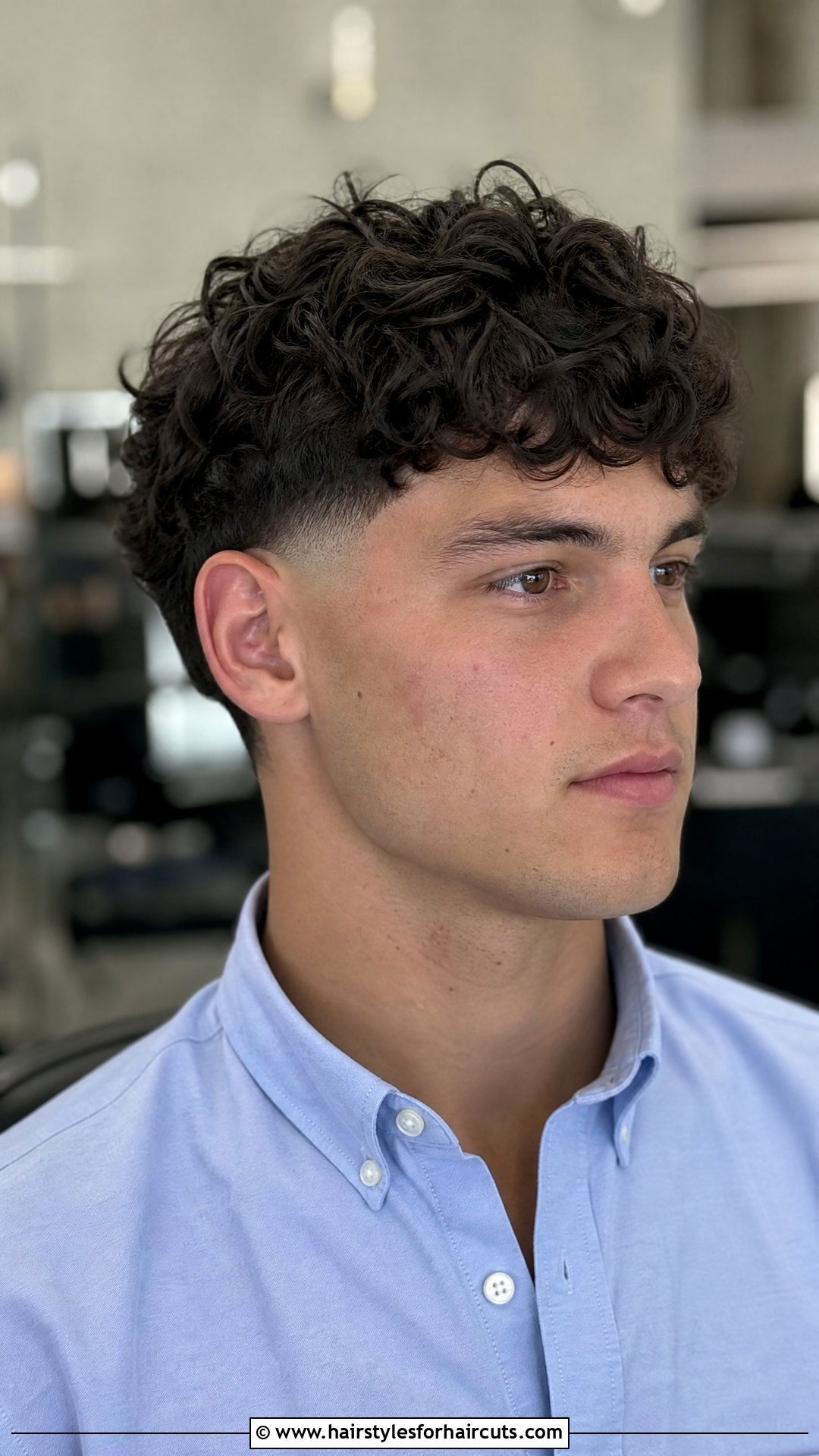 Curly Edgar With Low Drop Fade - 25 edgar haircuts for curly hair - 25 edgar haircuts for curly hair