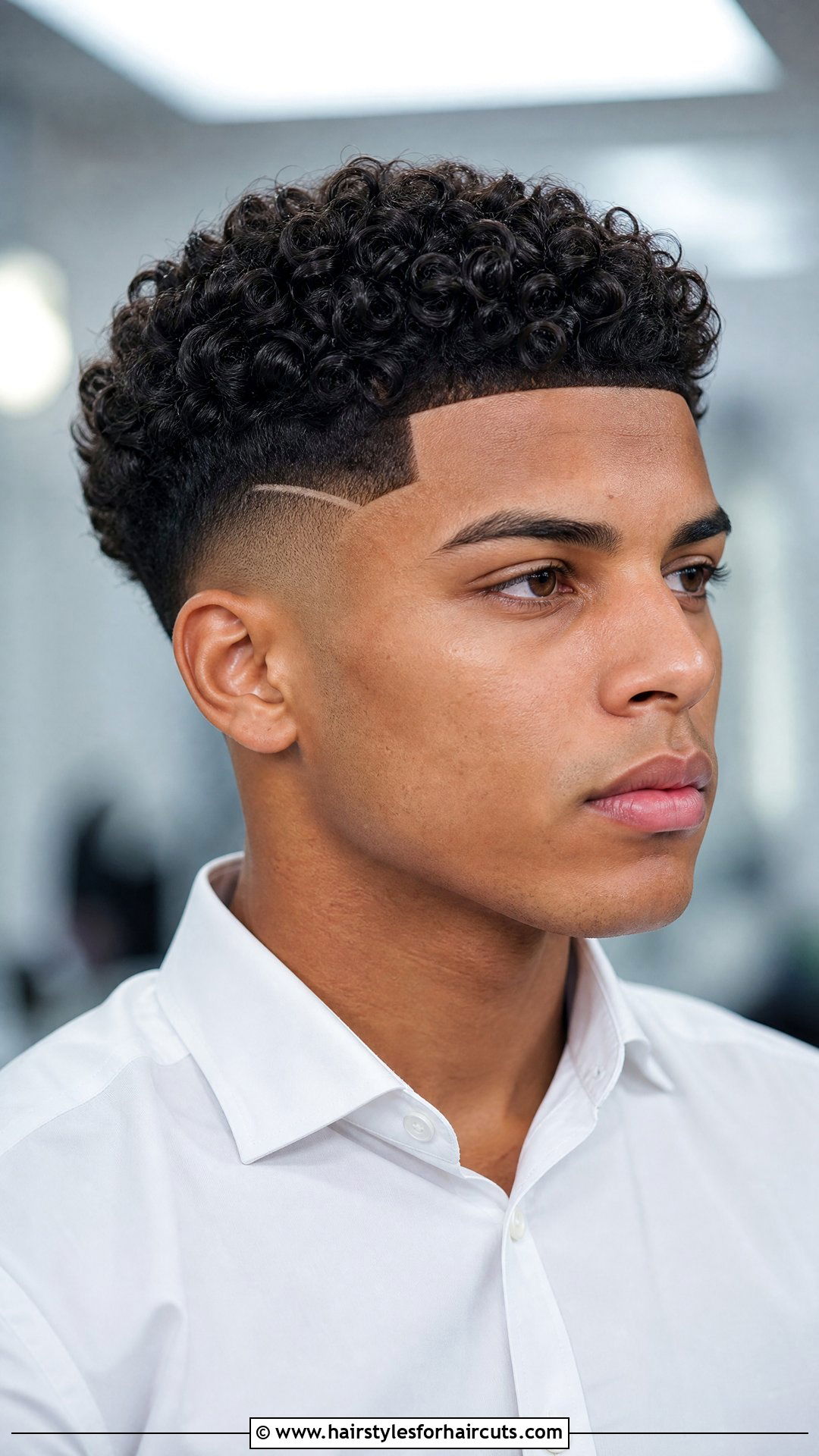 Curly Edgar With Taper And Line Up - 25 taper edgar haircuts curly hair - 25 taper edgar haircuts curly hair