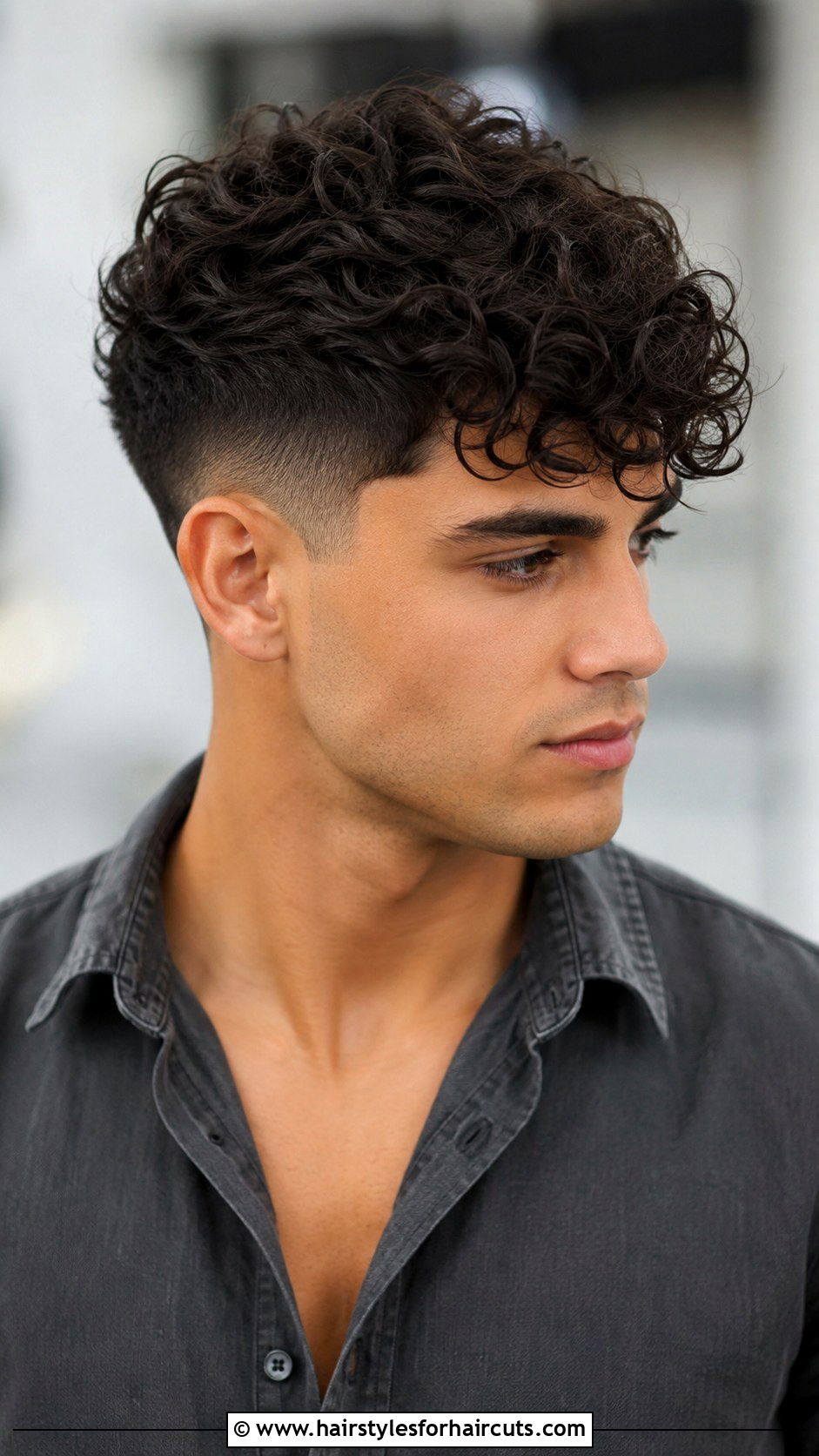 Curly Edgar With V Cut - 25 edgar haircuts for curly hair - 25 edgar haircuts for curly hair