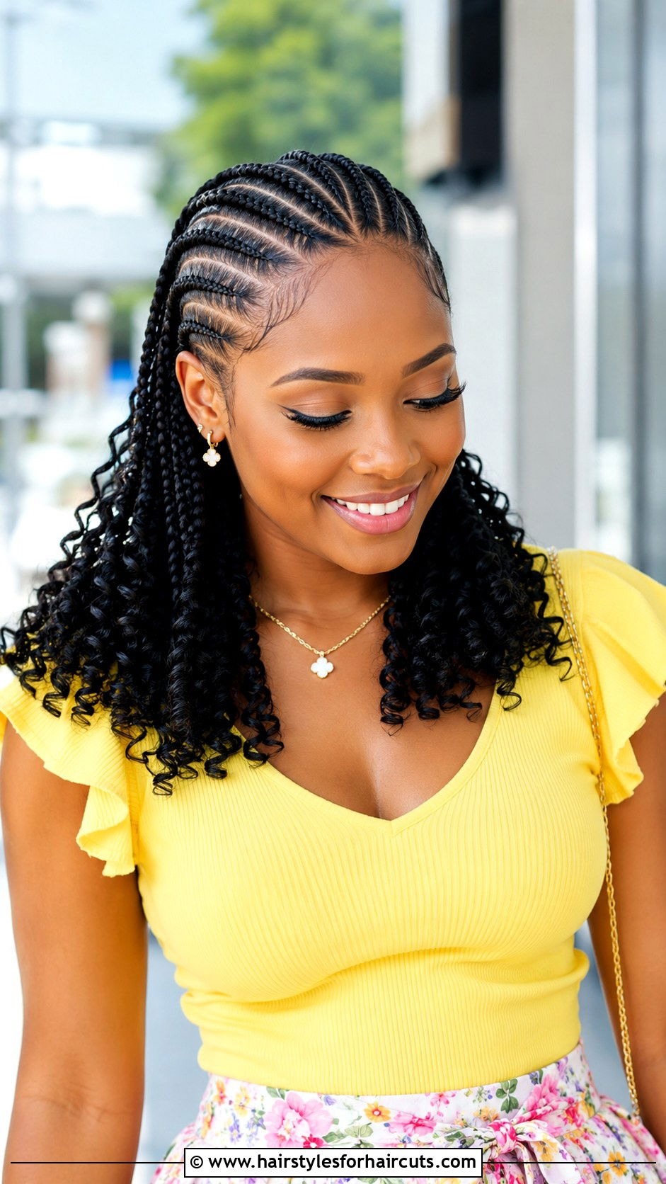 Curly Ends Cornrows - 25 black woman cornrow hairstyles - 25 black woman cornrow hairstyles