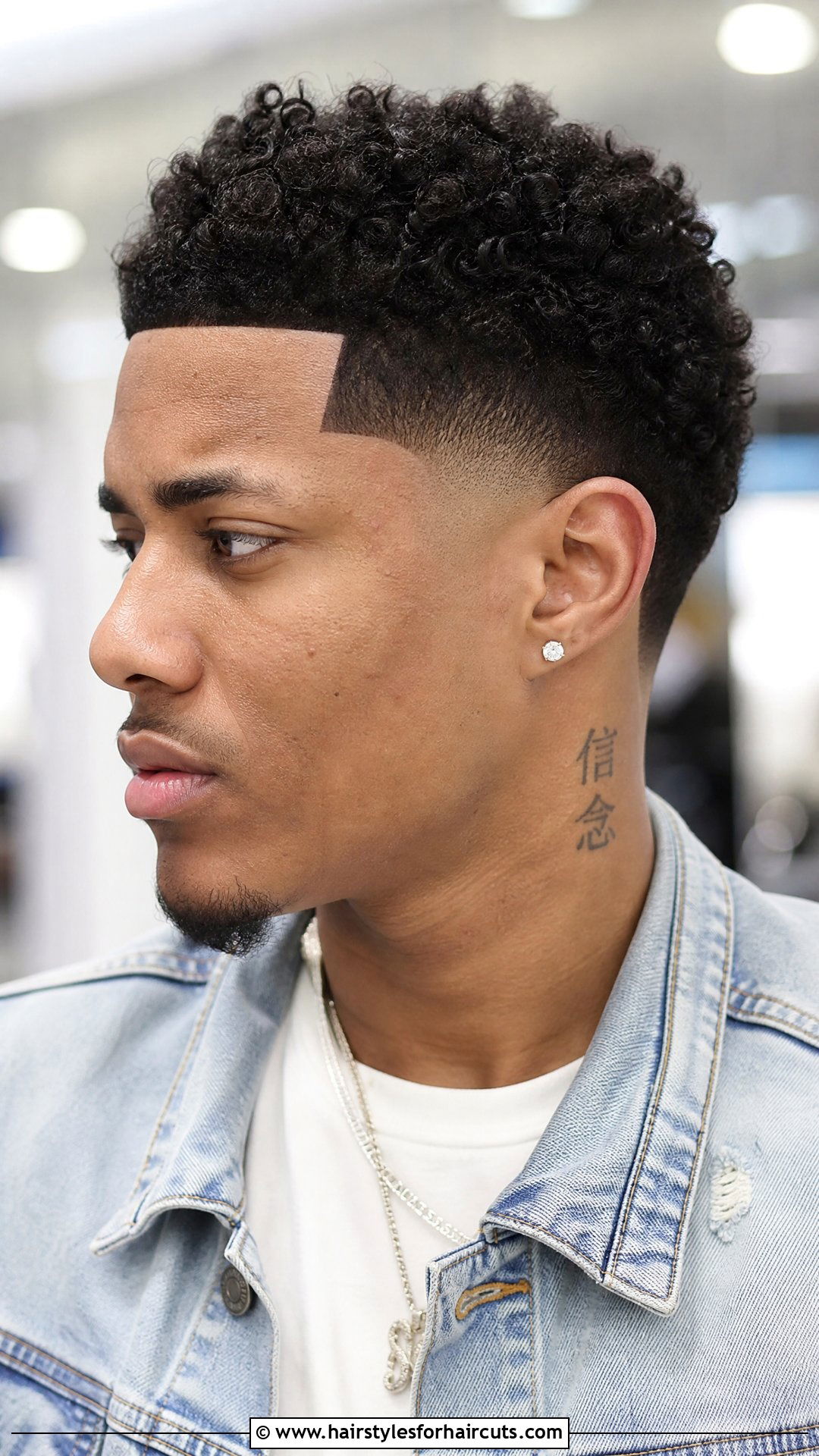 Curly Fade With Line Up - 25 edger haircuts - 25 edger haircuts