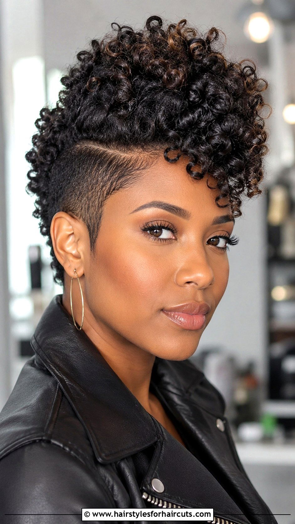 Curly Faux Hawk - 25 curled hairstyles - 25 curled hairstyles