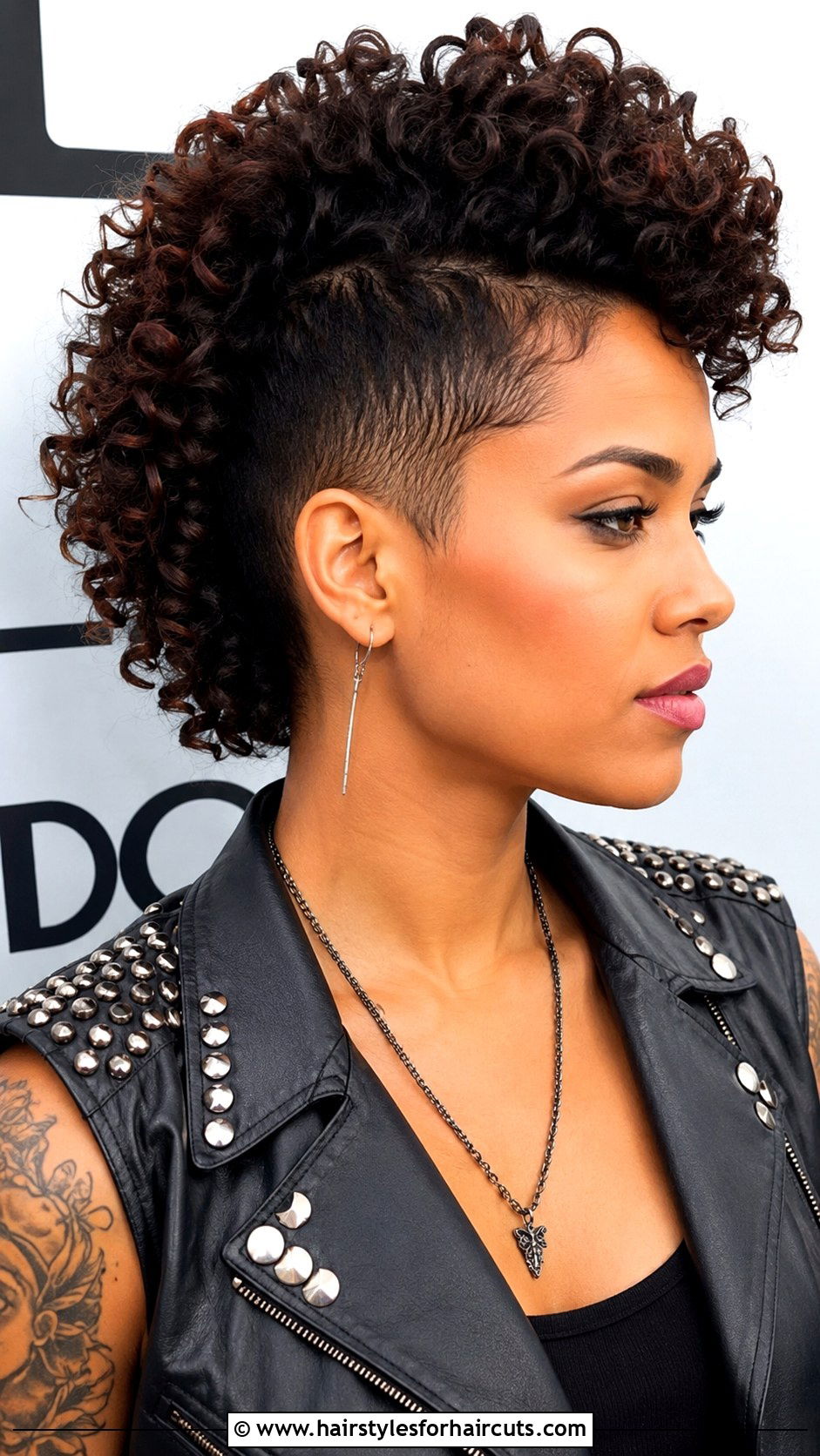 Curly Faux Hawk - 25 alt haircuts for curly hair - 25 alt haircuts for curly hair