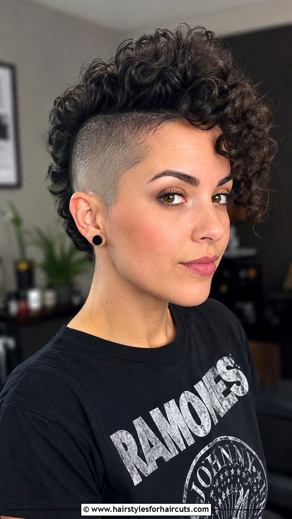 Curly Faux Hawk - 25 curly hairstyles thin hair - 25 curly hairstyles thin hair