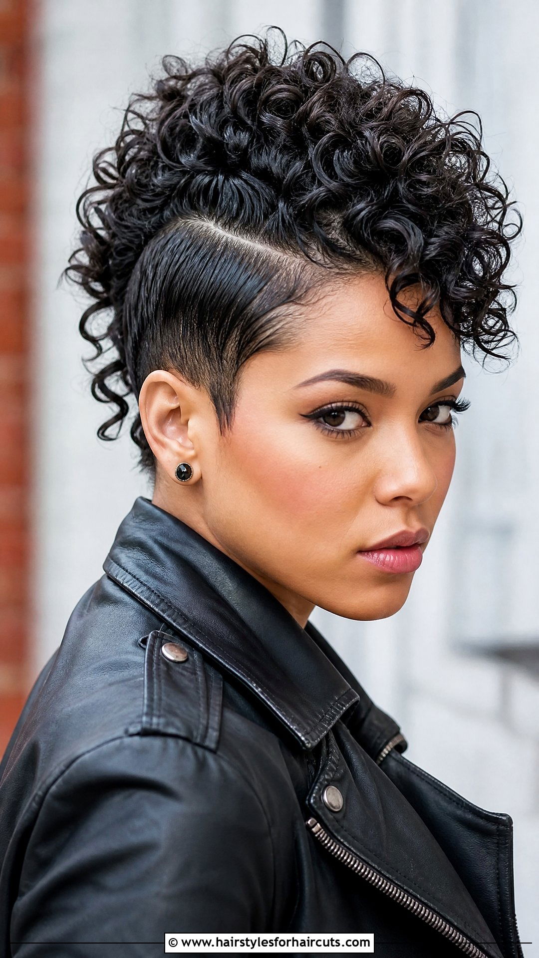 Curly Faux Hawk - 25 professional curly hairstyles - 25 professional curly hairstyles