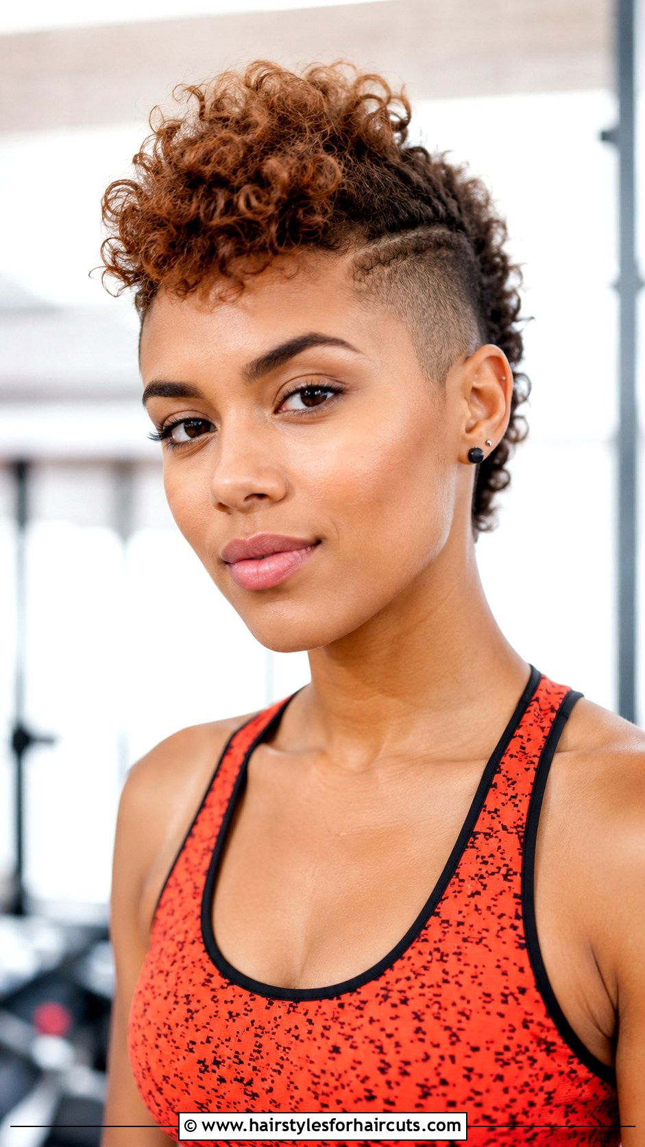 Curly Faux Hawk For Curly Hair - 25 sporty hairstyles for curly hair - 25 sporty hairstyles for curly hair