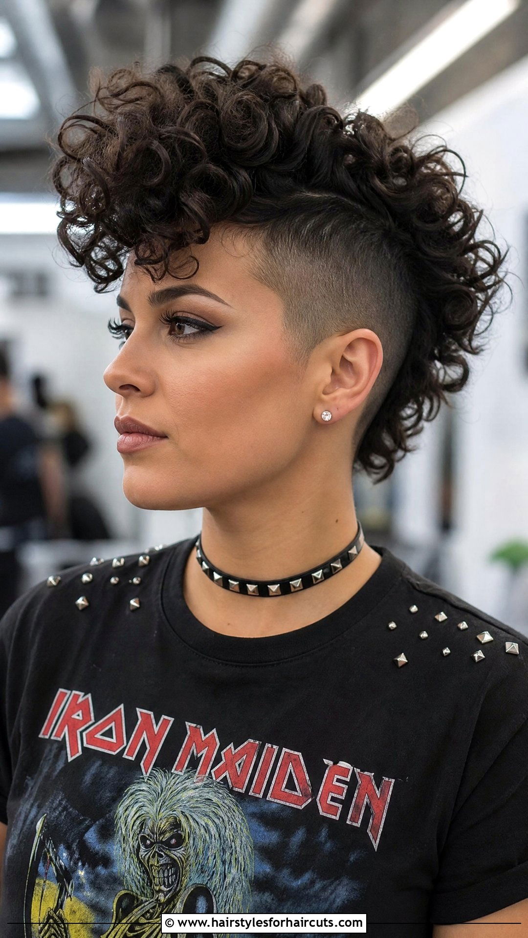 Curly Faux Hawk Haircut - 25 haircuts styles for curly hair women - 25 haircuts styles for curly hair women