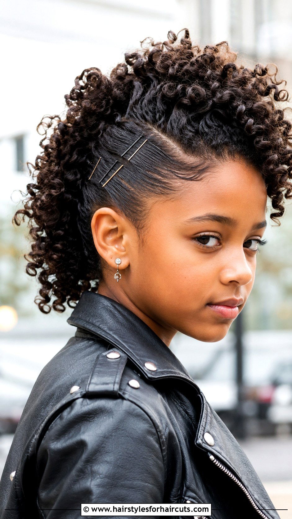 Curly Faux Hawk Hairstyle - 25 curly hairstyles for girls with medium hair - 25 curly hairstyles for girls with medium hair