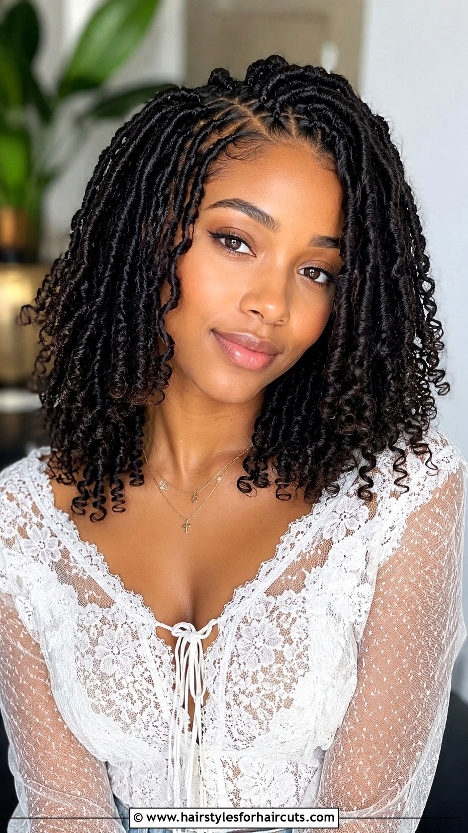 Curly Faux Locs - 25 dread locks hairstyles for ladies - 25 dread locks hairstyles for ladies