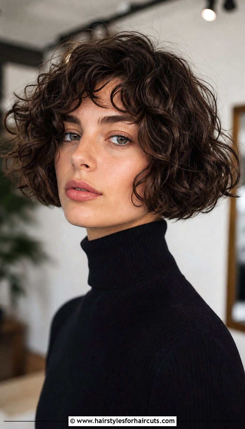 Curly French Bob - 25 old money haircuts curly hair - 25 old money haircuts curly hair