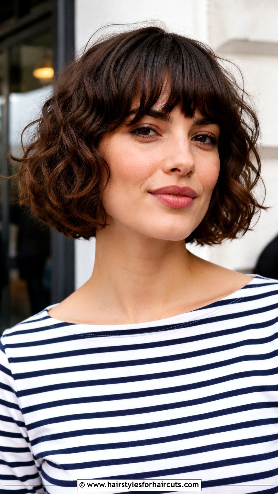 Curly French Bob - 25 curly bob hairstyles - 25 curly bob hairstyles