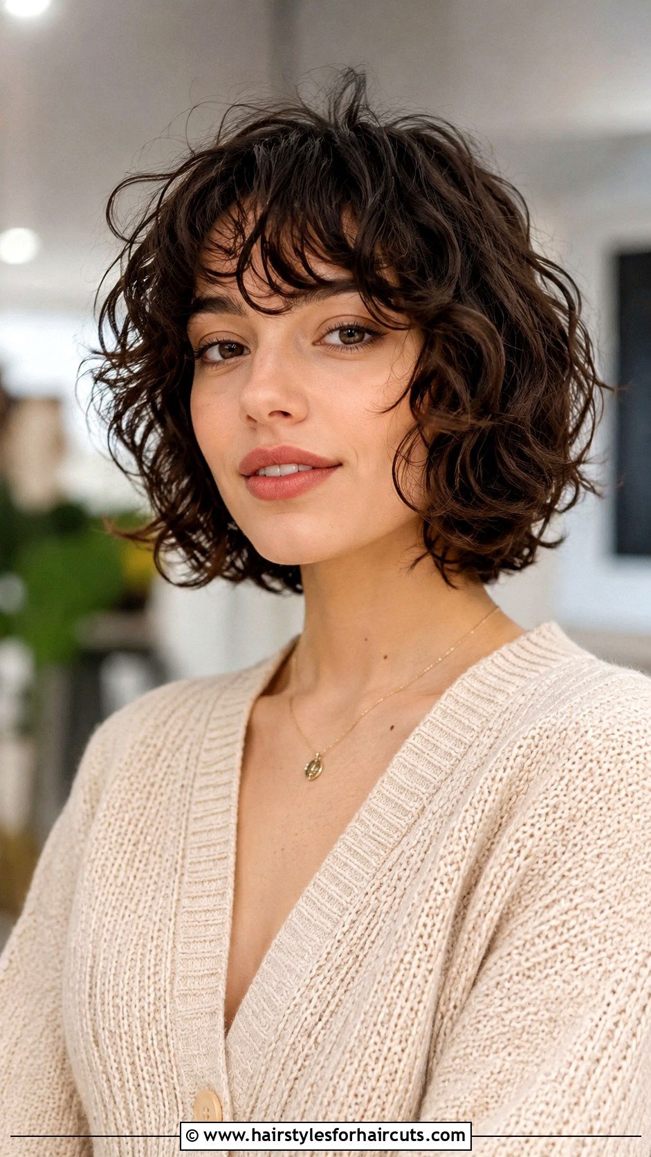 Curly French Bob - 25 curly haircuts san francisco - 25 curly haircuts san francisco