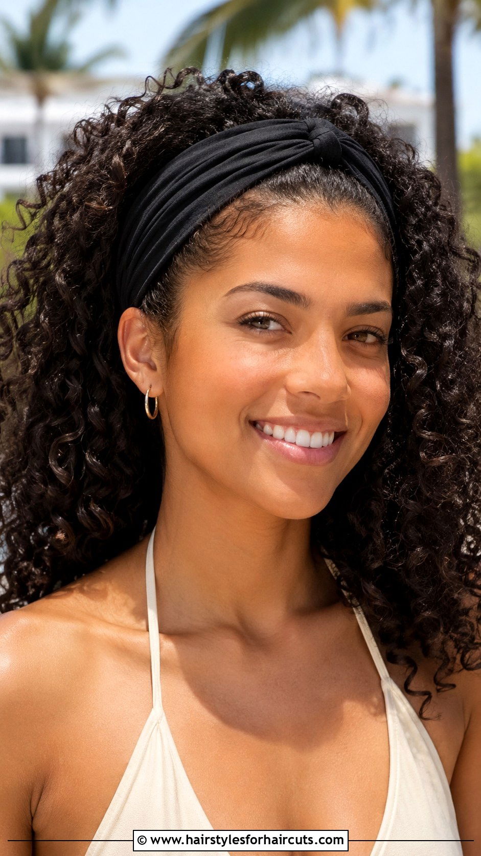 Curly French Braid - 25 summer curly hairstyles - 25 summer curly hairstyles