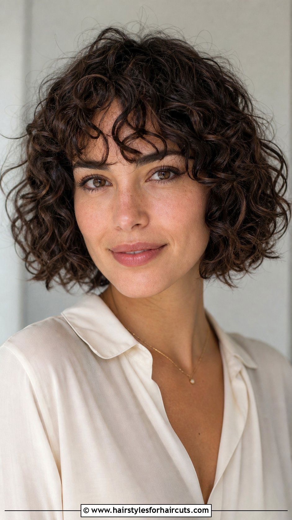 Curly Fringe Bob - 25 haircuts for textured hair - 25 haircuts for textured hair