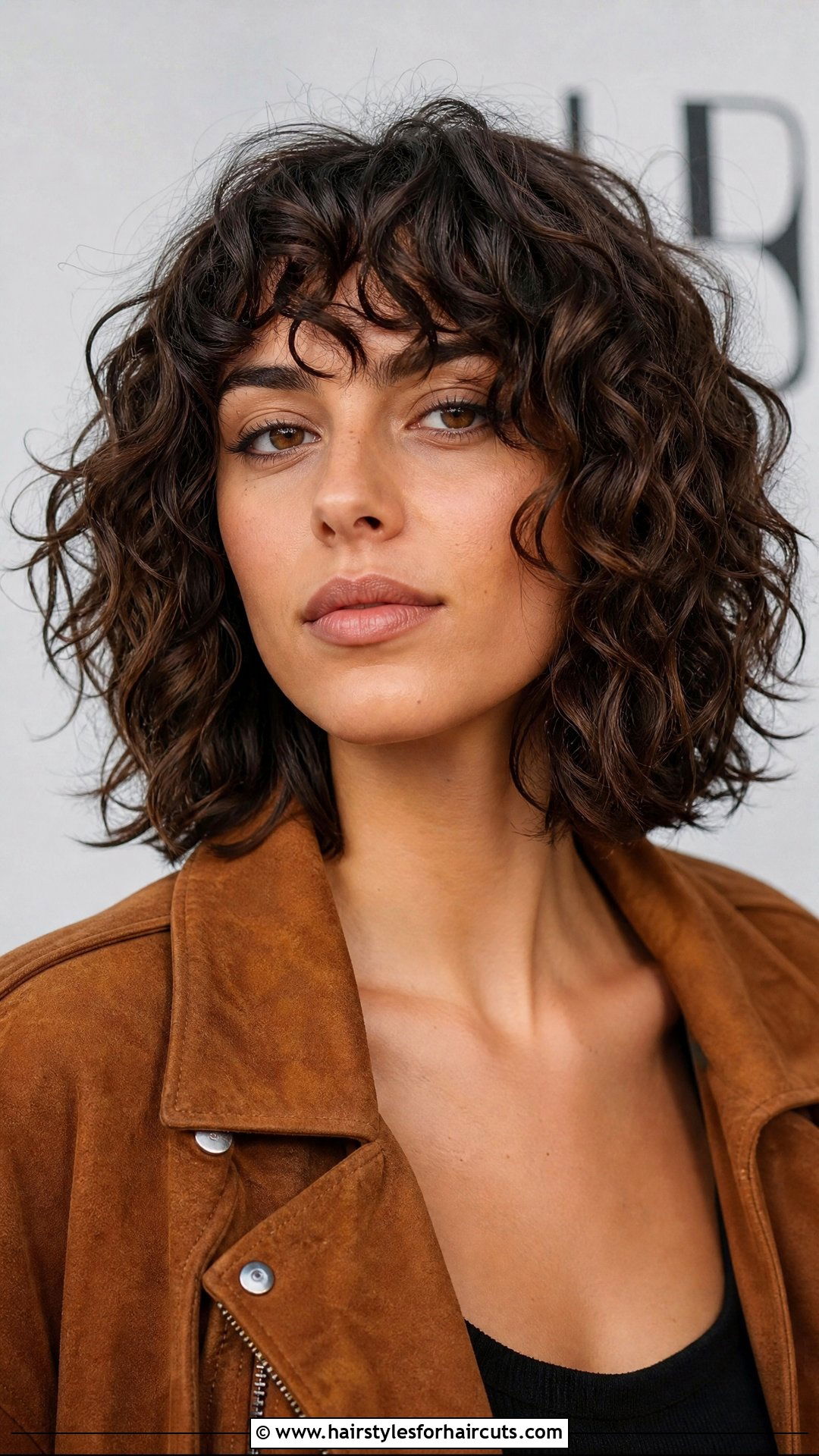 Curly Fringe Lob - 25 good curly haircuts - 25 good curly haircuts