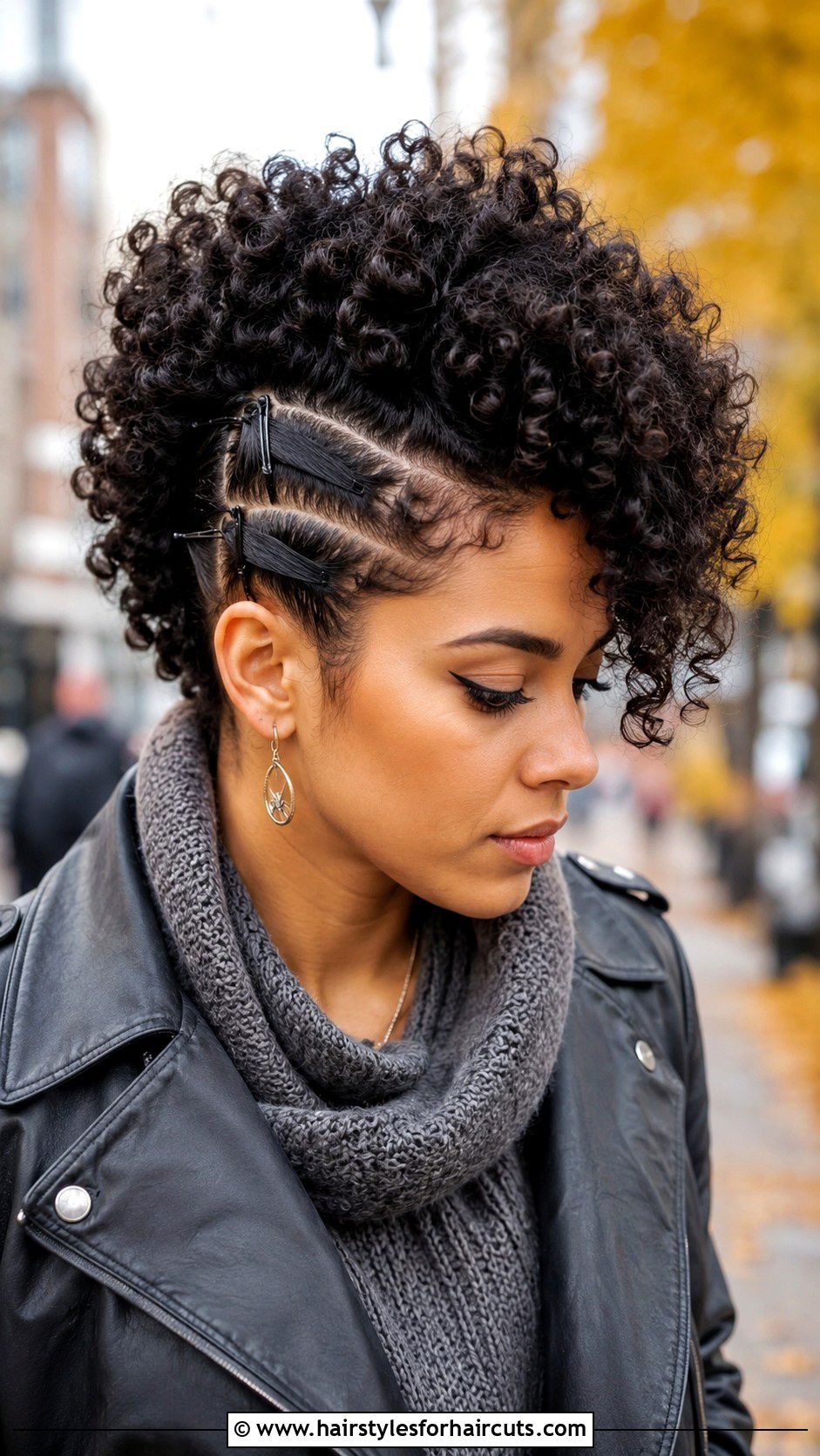 Curly Frohawk - 25 curly hairstyles tutorial - 25 curly hairstyles tutorial