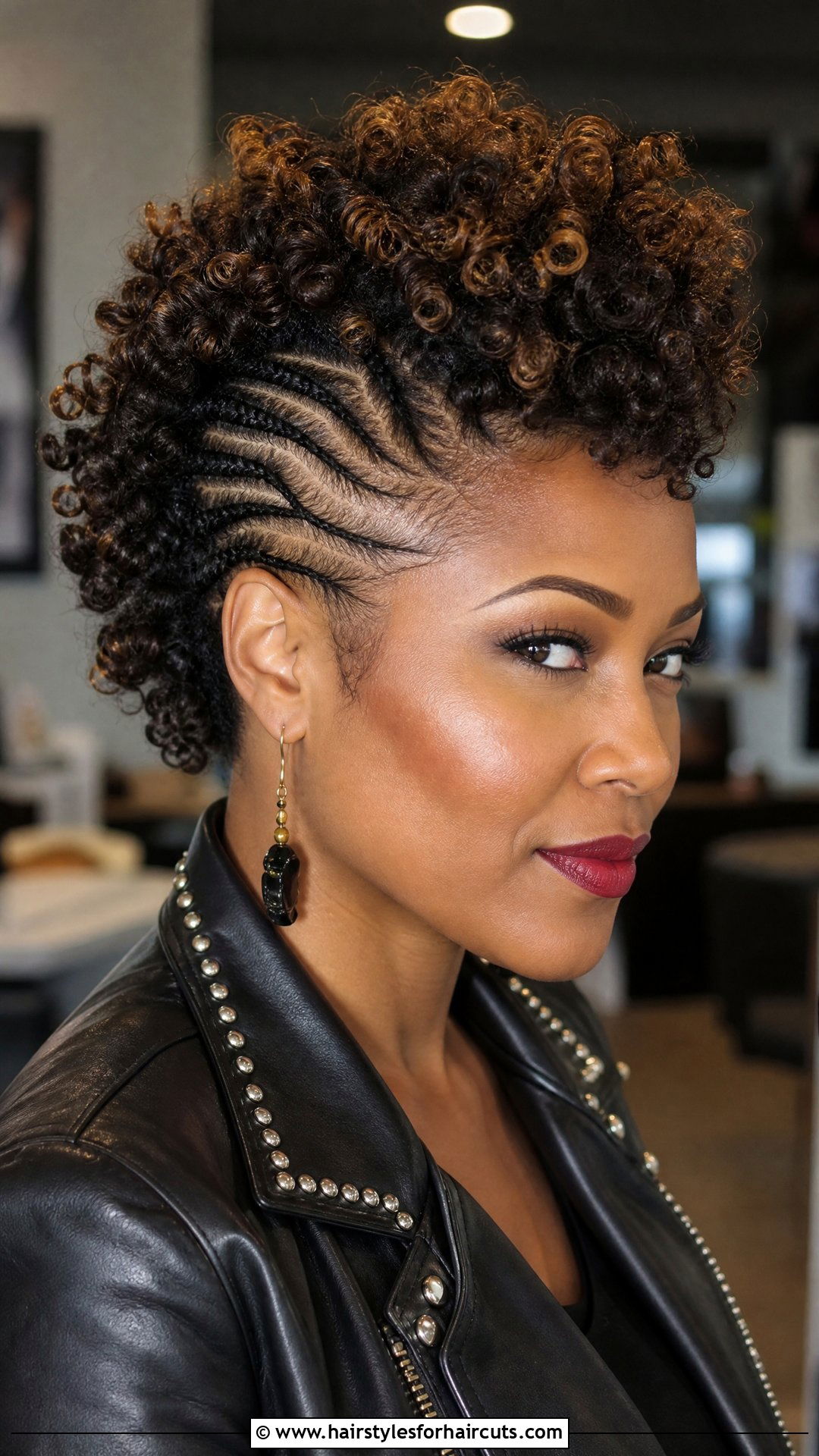 Curly Frohawk Birthday Hairstyle - 25 birthday hairstyles - 25 birthday hairstyles