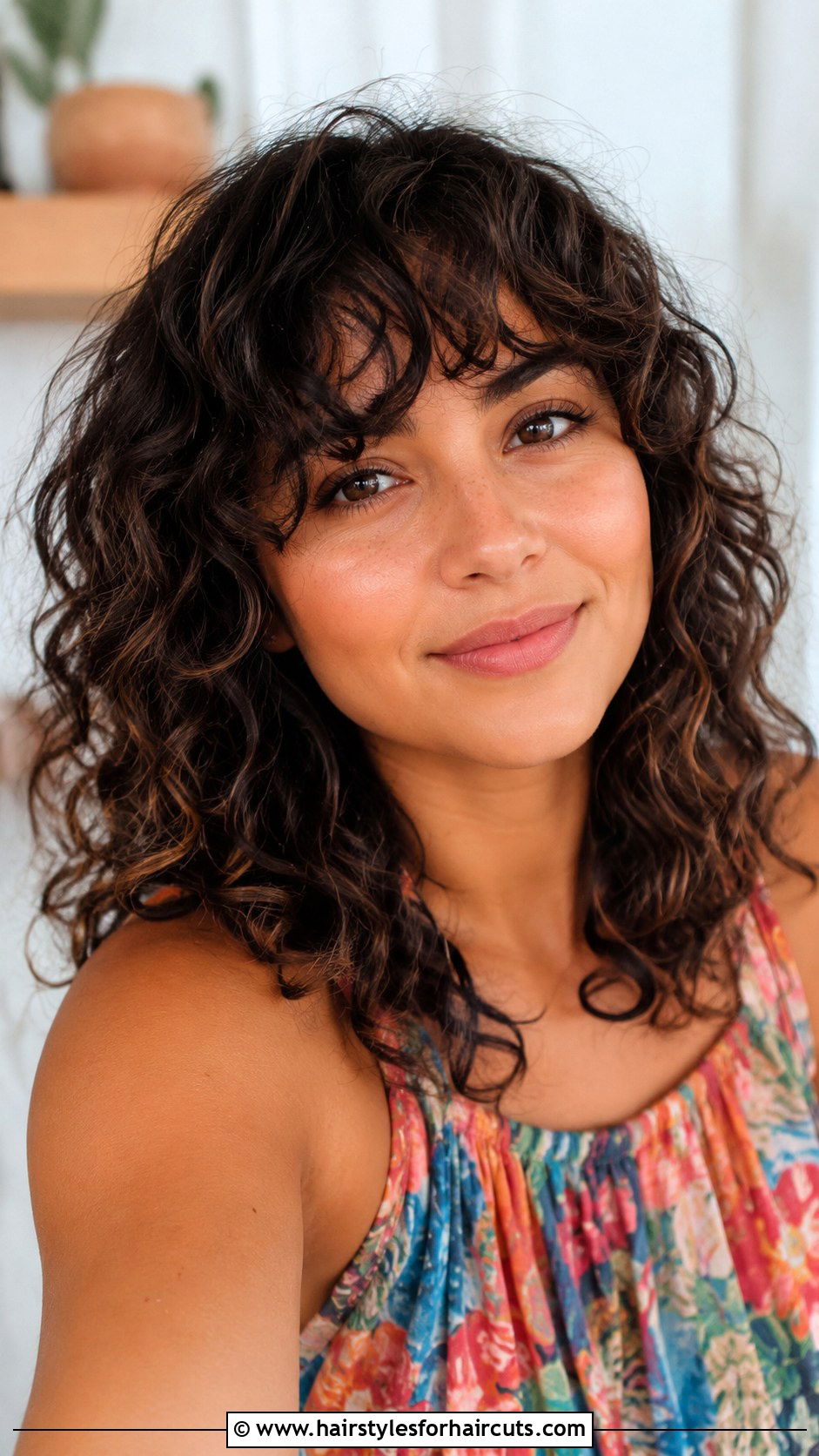 Curly Front Bangs With Layers - 25 indian style front haircuts - 25 indian style front haircuts