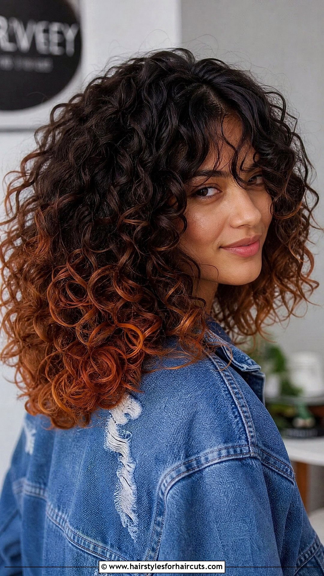 Curly Ginger Fox Tips Look - 25 fox tips hairstyles - 25 fox tips hairstyles