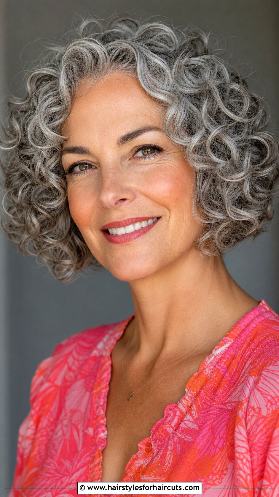 Curly Gray Bob - 25 bob natural gray hairstyles - 25 bob natural gray hairstyles