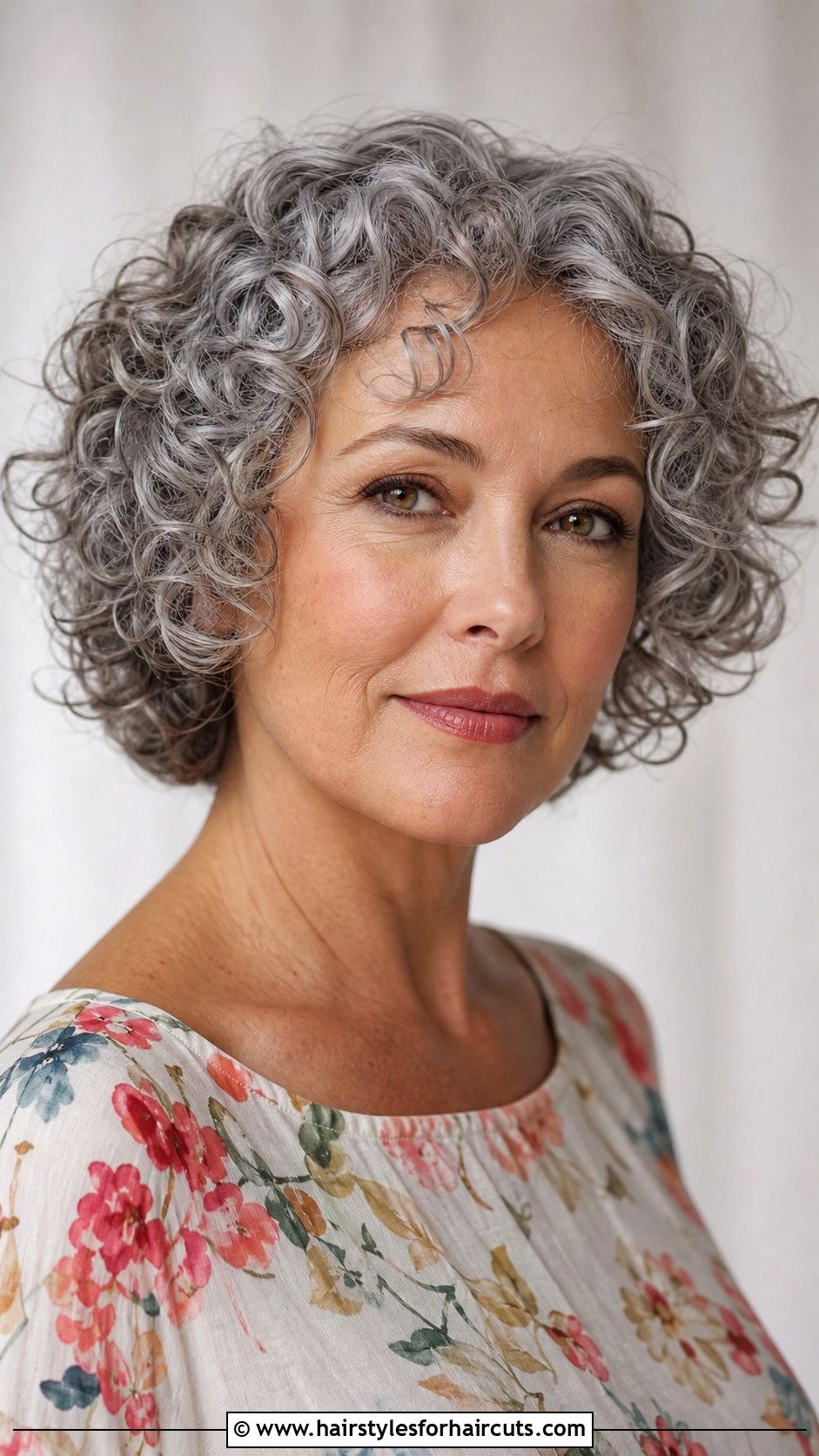 Curly Gray Neck Length Haircut - 25 curly gray hairstyles - 25 curly gray hairstyles