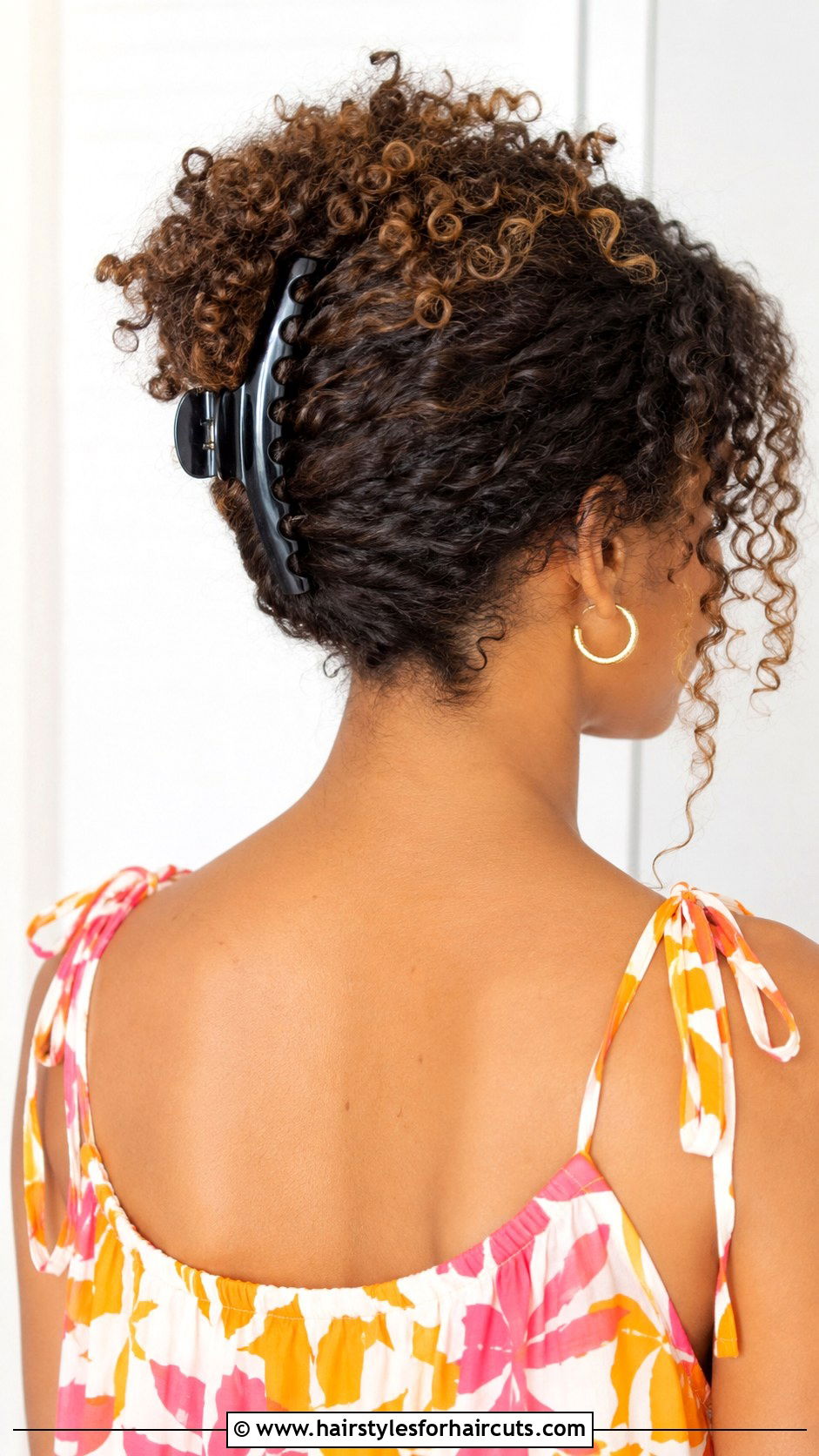 Curly Hair Banana Clip - 25 banana clip hairstyles - 25 banana clip hairstyles