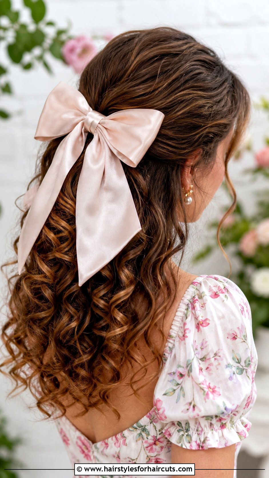 Curly Hair Bow Accessory Easter - 25 easter hairstyles for curly hair - 25 easter hairstyles for curly hair
