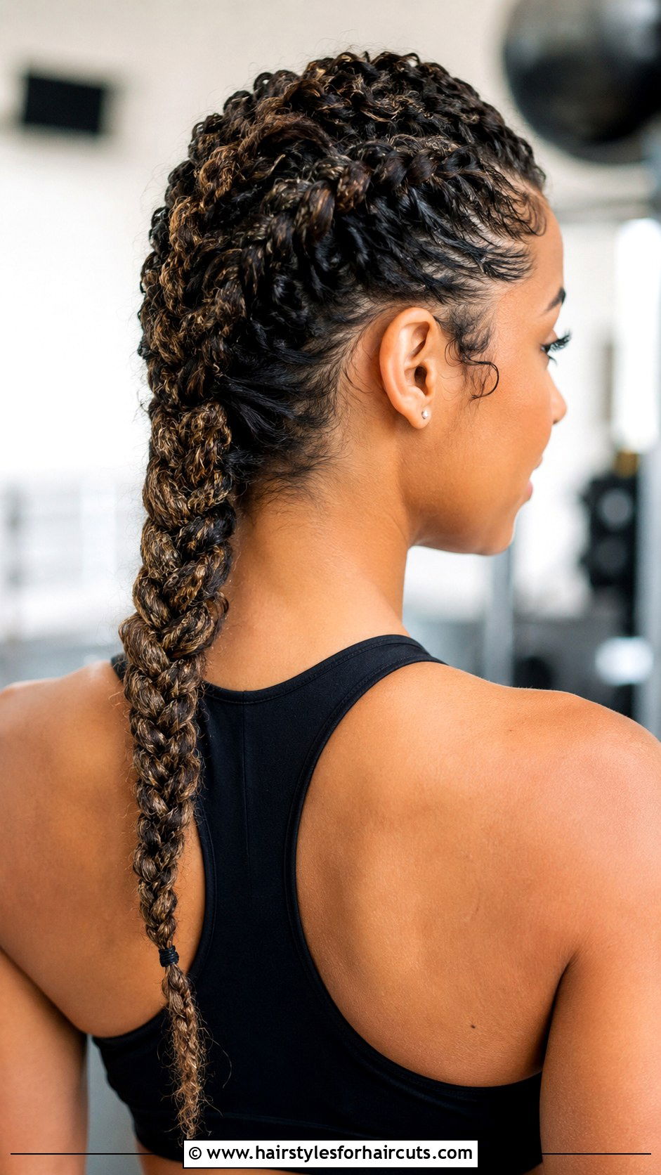 Curly Hair French Braid - 25 hairstyles to do on curly hair - 25 hairstyles to do on curly hair