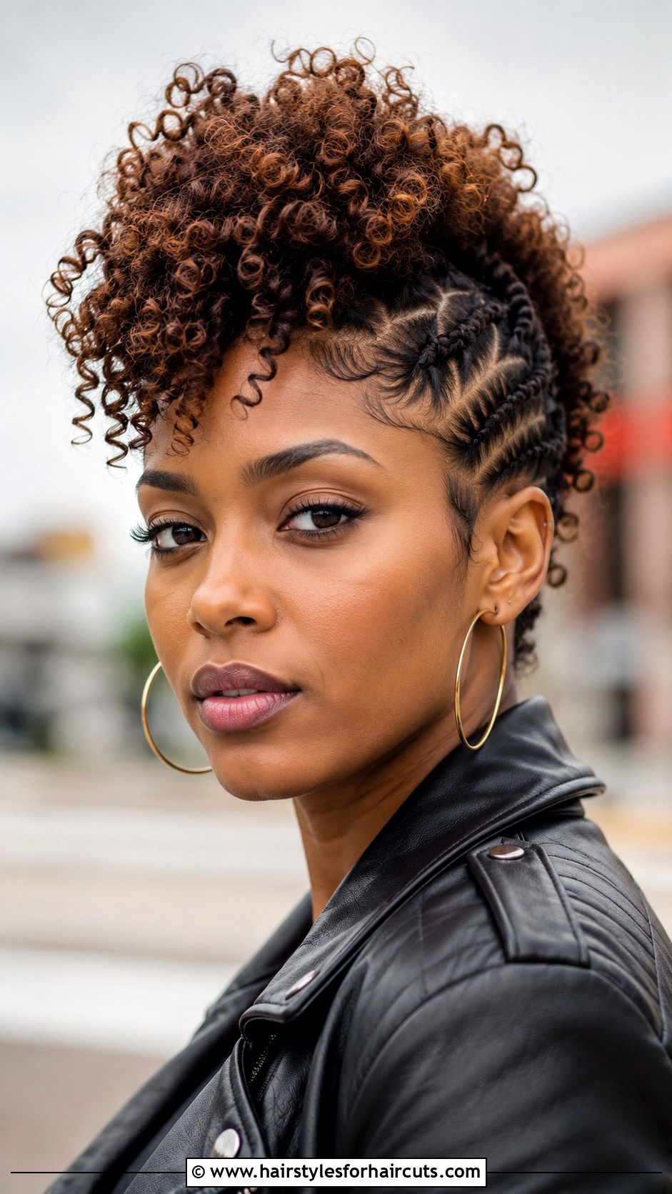 Curly Hair Mohawk Updo - 25 hairstyles to do on curly hair - 25 hairstyles to do on curly hair