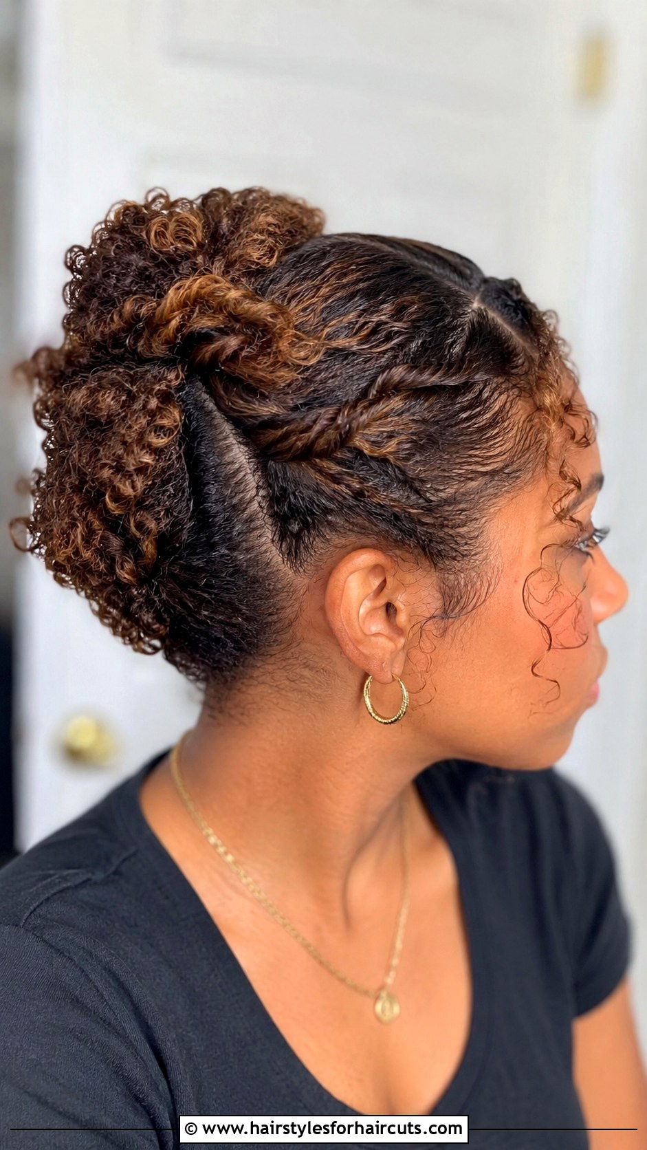 Curly Hair Rope Twist - 25 hairstyles to do on curly hair - 25 hairstyles to do on curly hair
