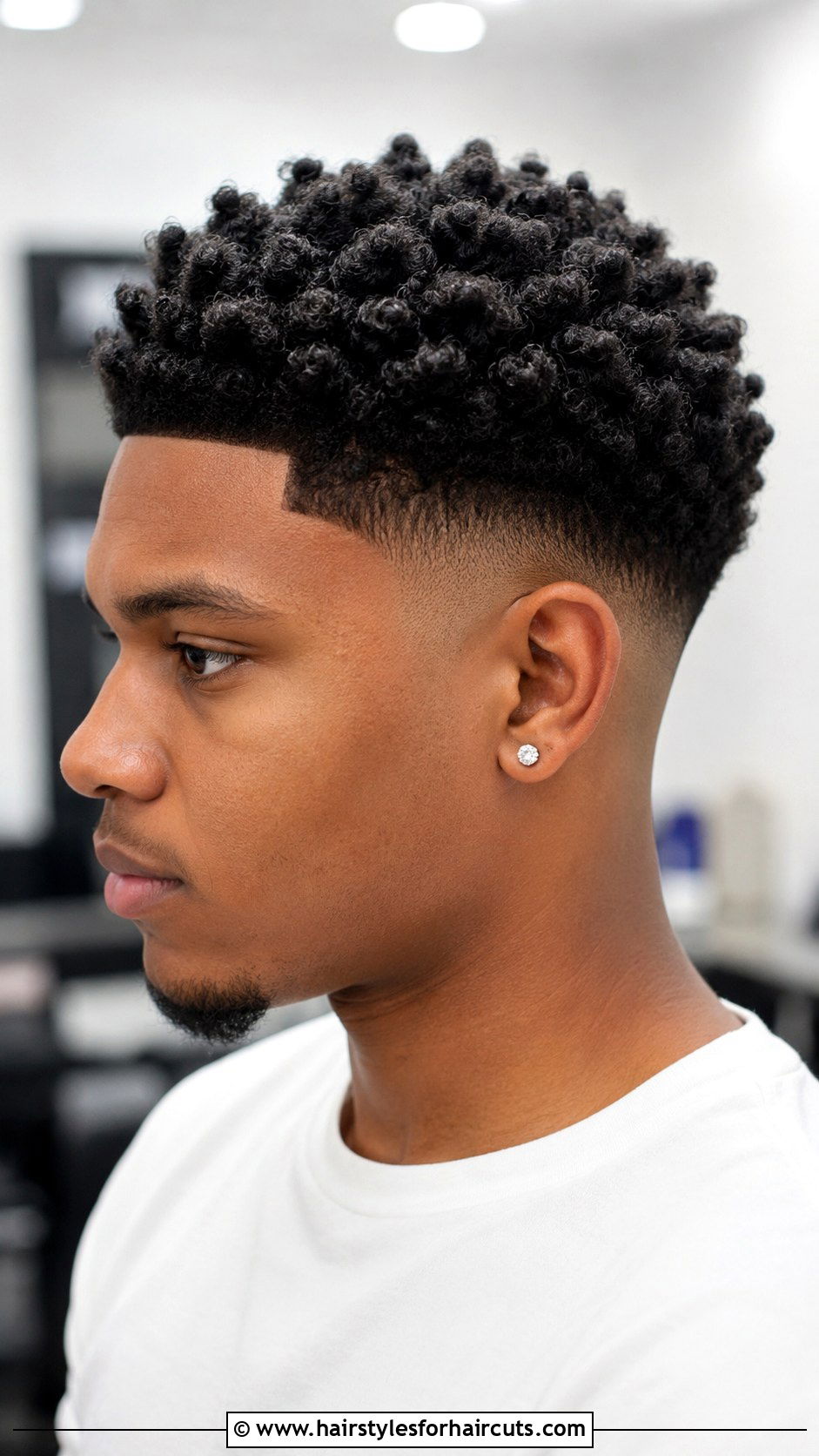 Curly Hair Taper With Sponge Curls - 25 curly hair taper haircuts - 25 curly hair taper haircuts