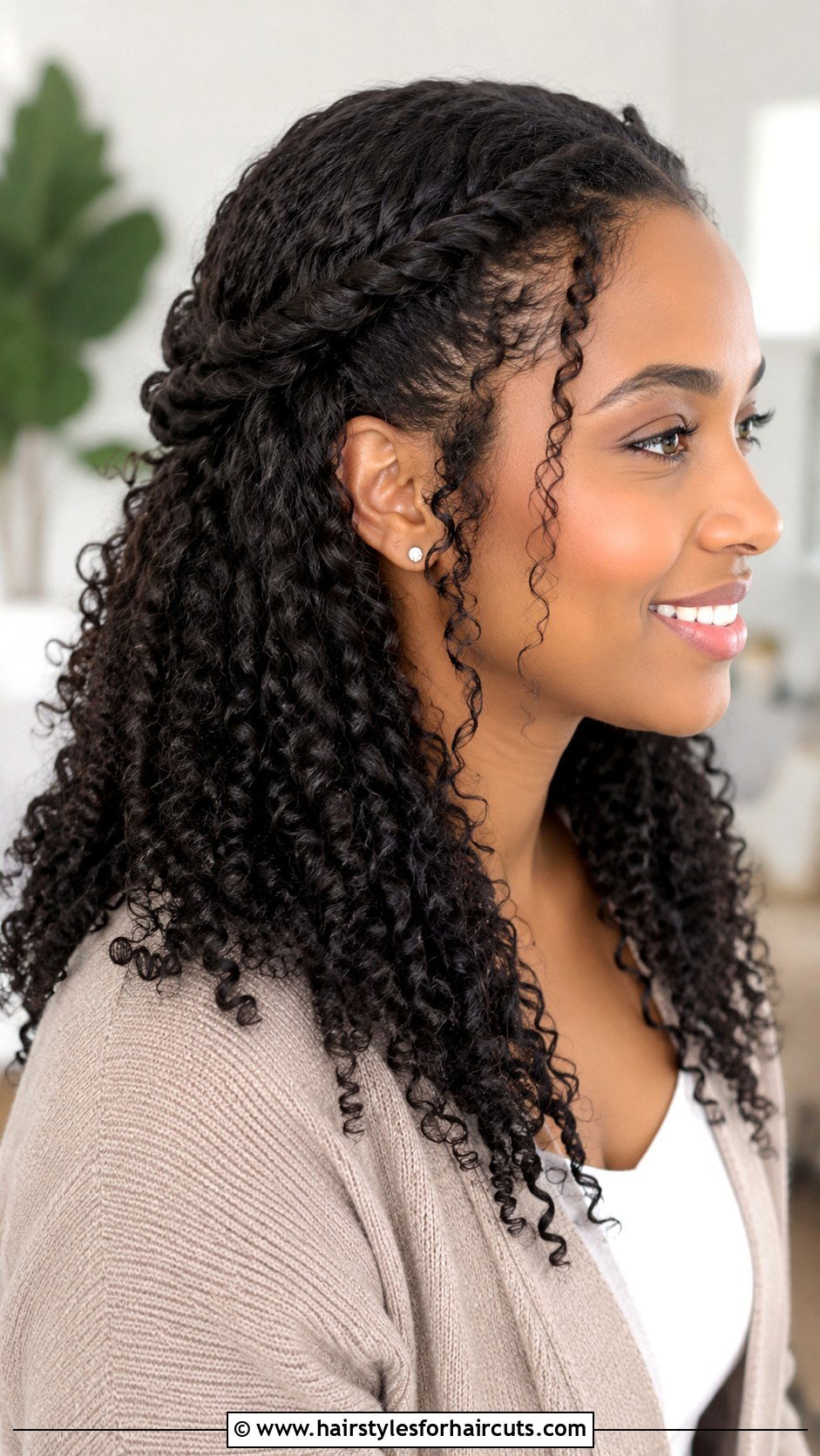 Curly Hair Twist Half Up - 25 curly hair hairstyles easy - 25 curly hair hairstyles easy