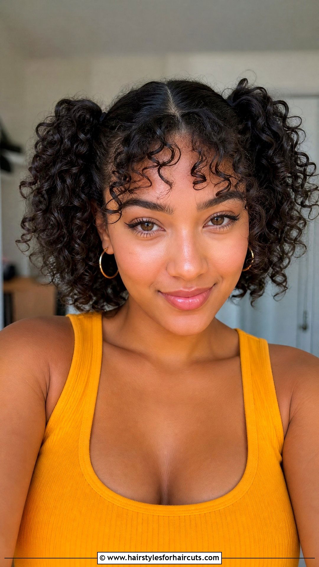 Curly Hair Two Ponytails Short Hair - 25 two ponytail hairstyles for short hair - 25 two ponytail hairstyles for short hair