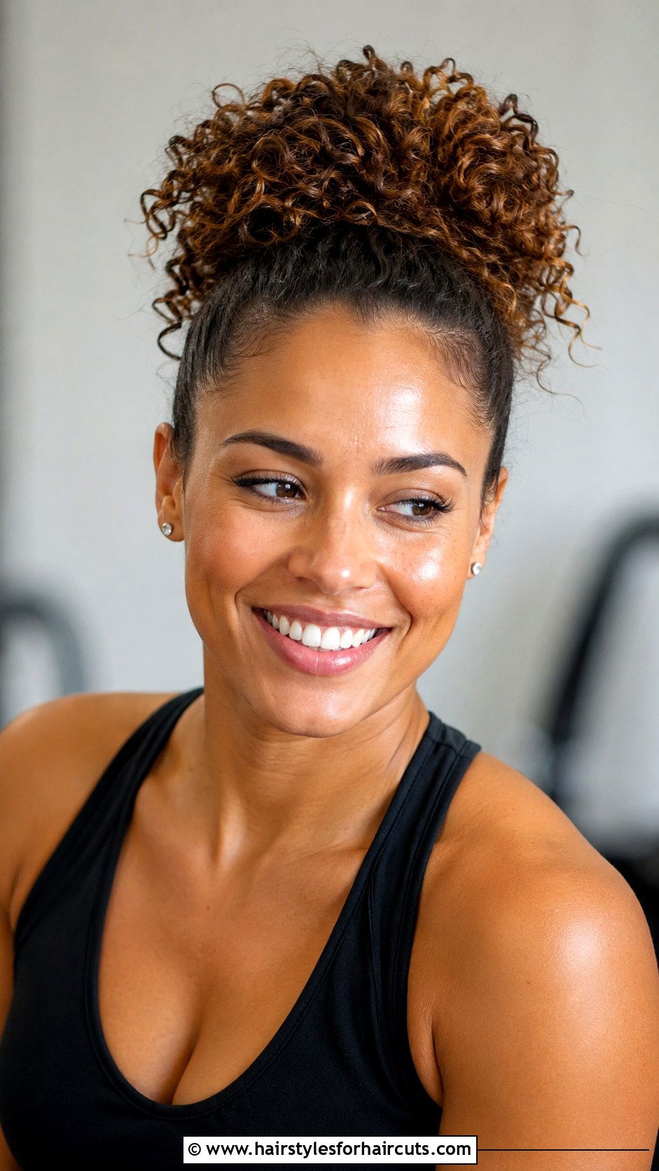 Curly Hair Up High Ponytail - 25 curly hair up hairstyles - 25 curly hair up hairstyles