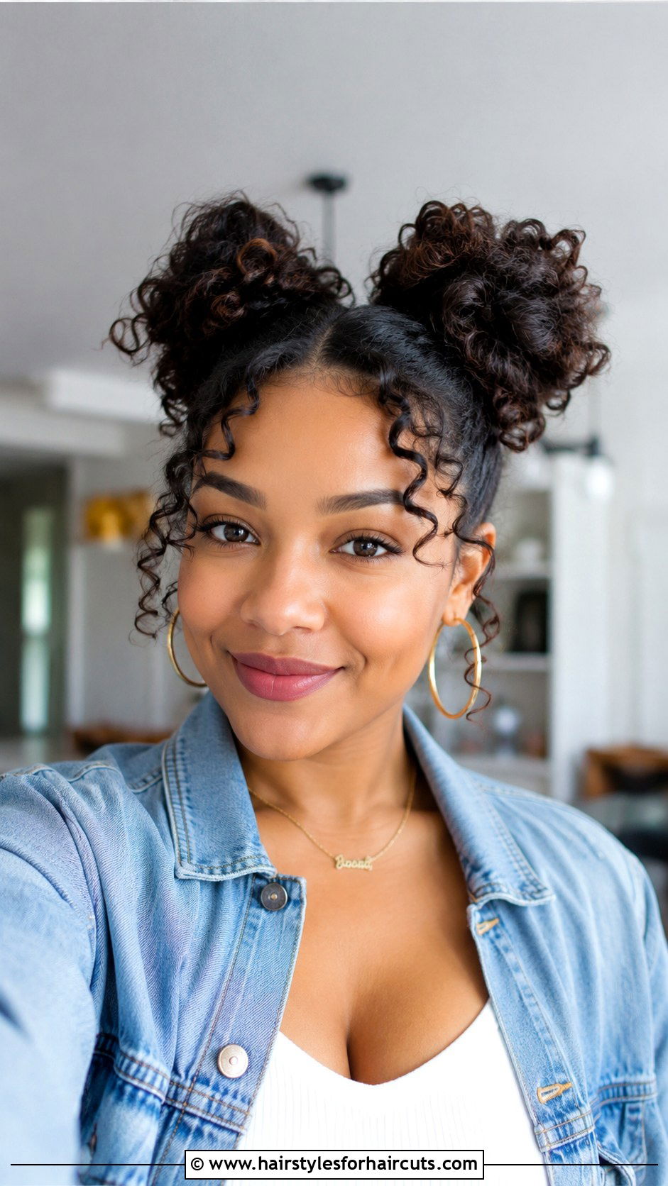 Curly Hair Up Space Buns - 25 curly hair up hairstyles - 25 curly hair up hairstyles