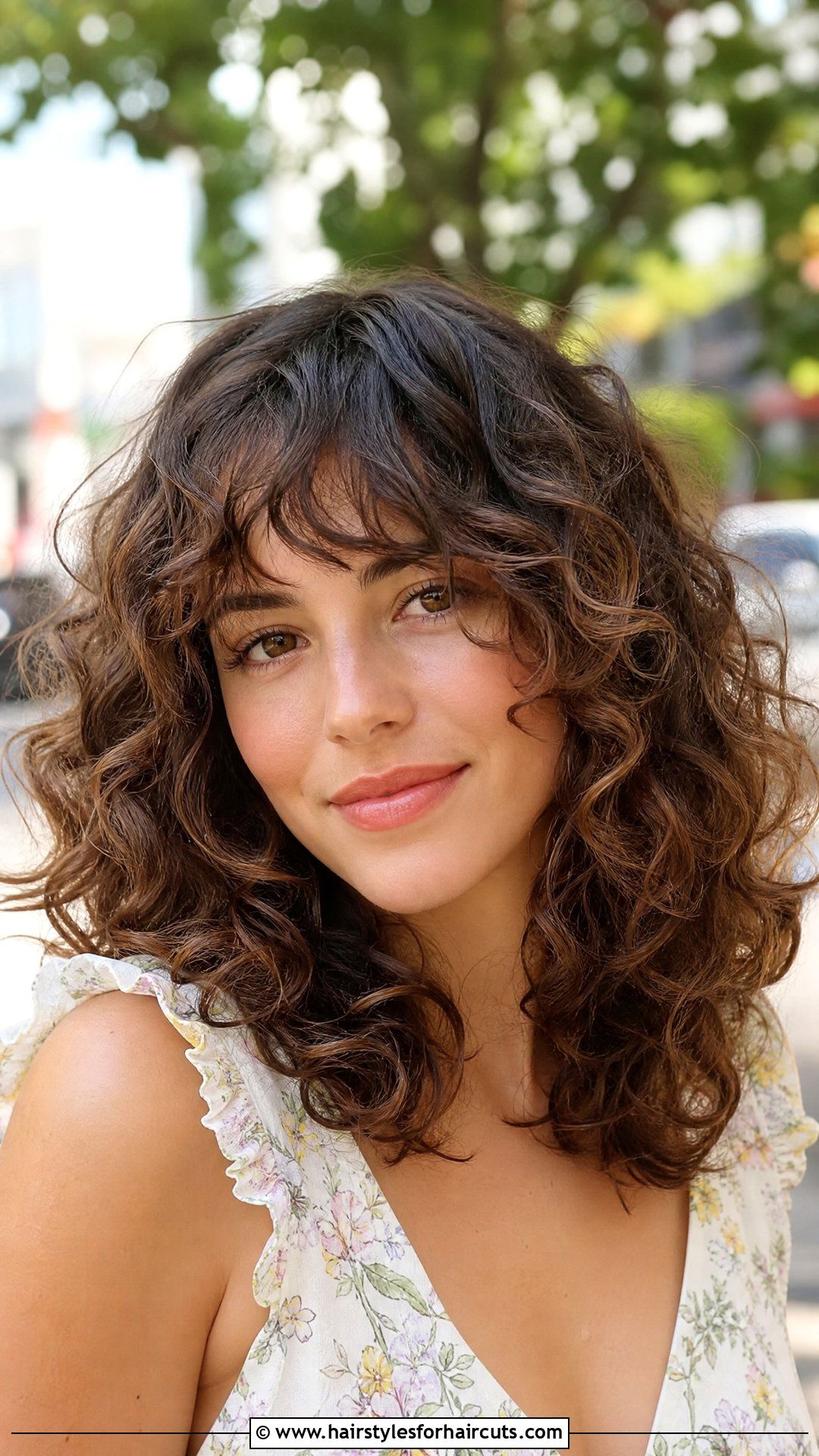 Curly Hair With Bangs - 25 woman curly hairstyles - 25 woman curly hairstyles