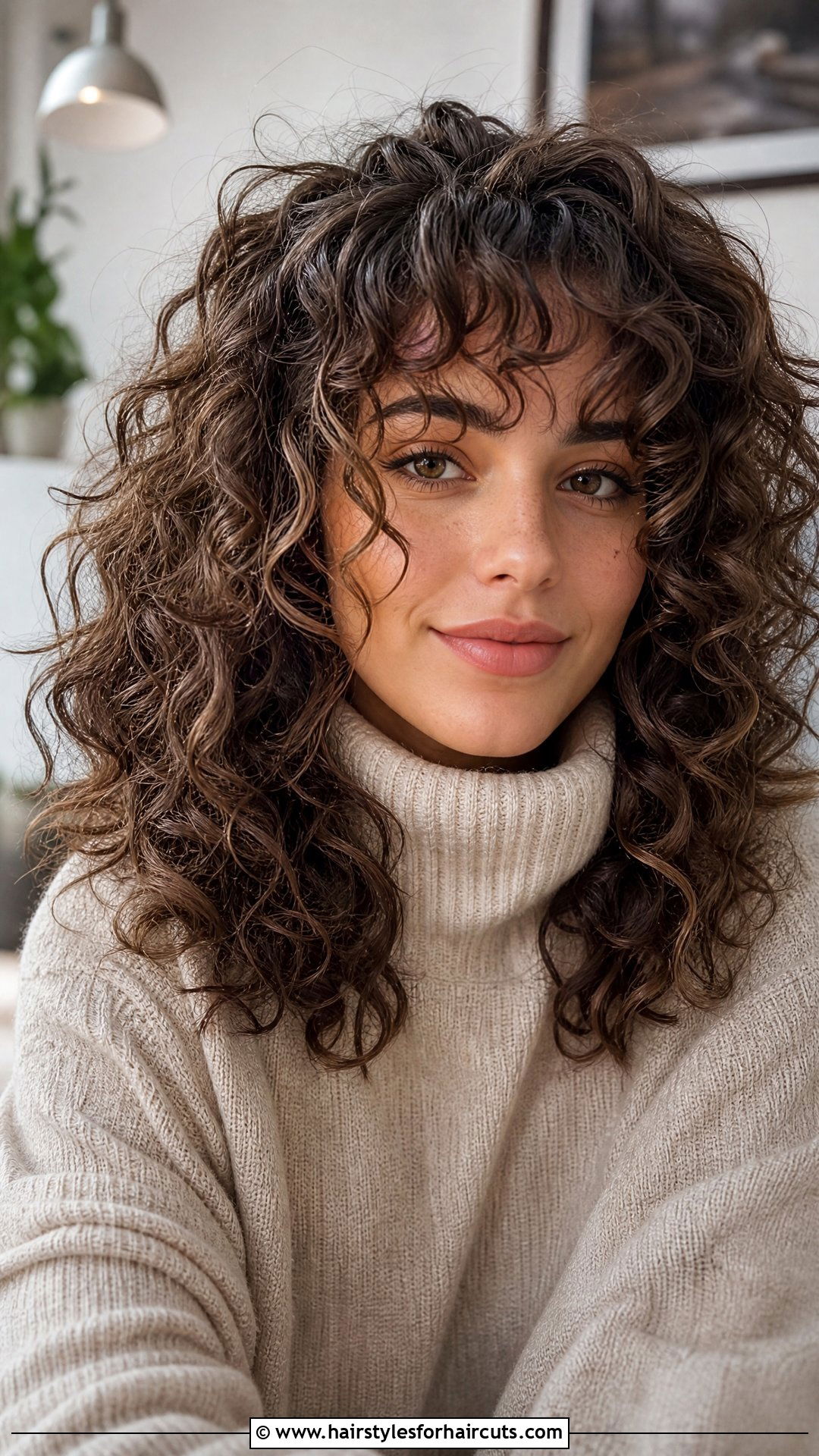 Curly Hair With Bangs - 25 womens curly hairstyles - 25 womens curly hairstyles