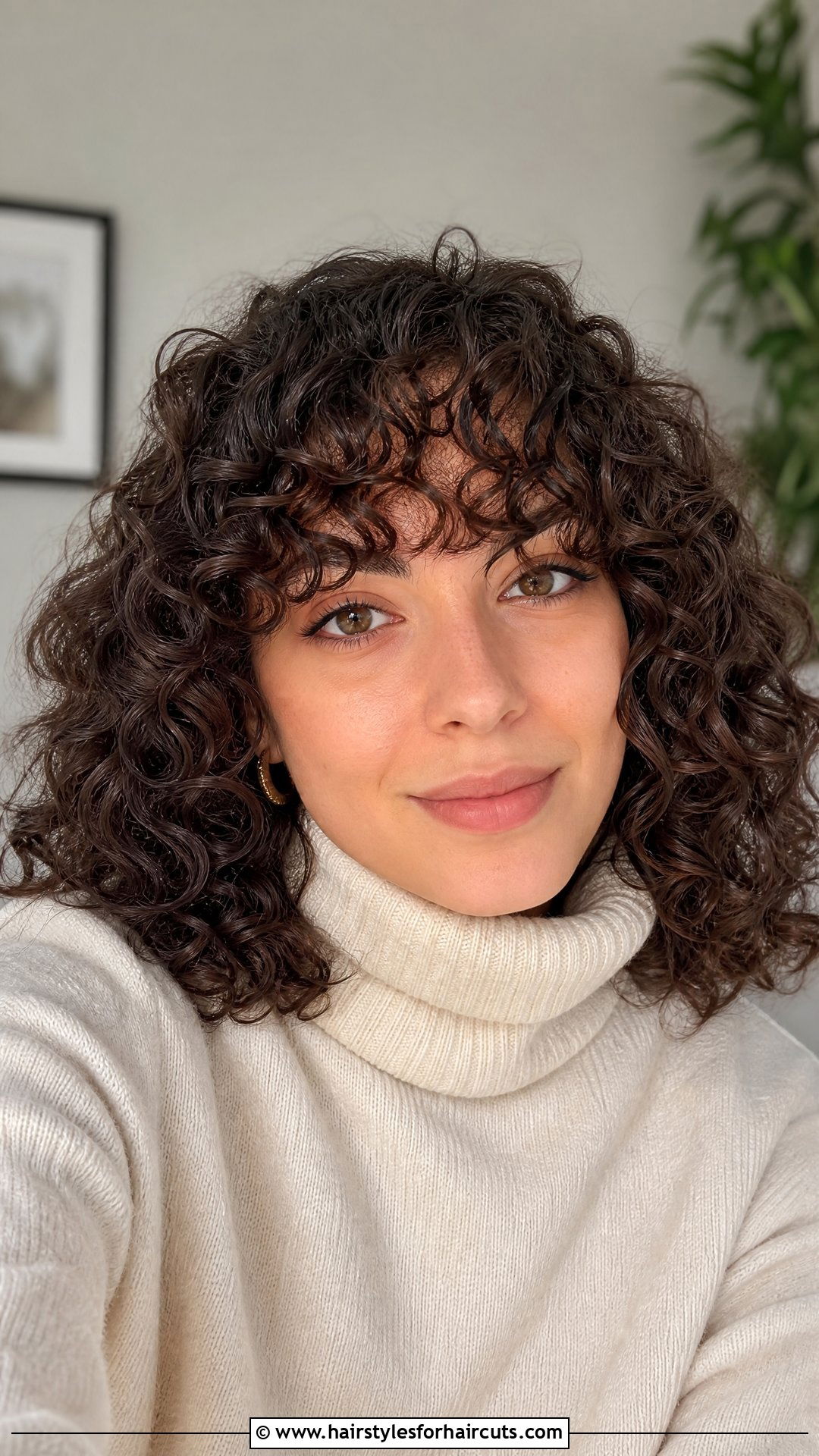 Curly Hair With Bangs - 25 womens haircuts curly hair - 25 womens haircuts curly hair