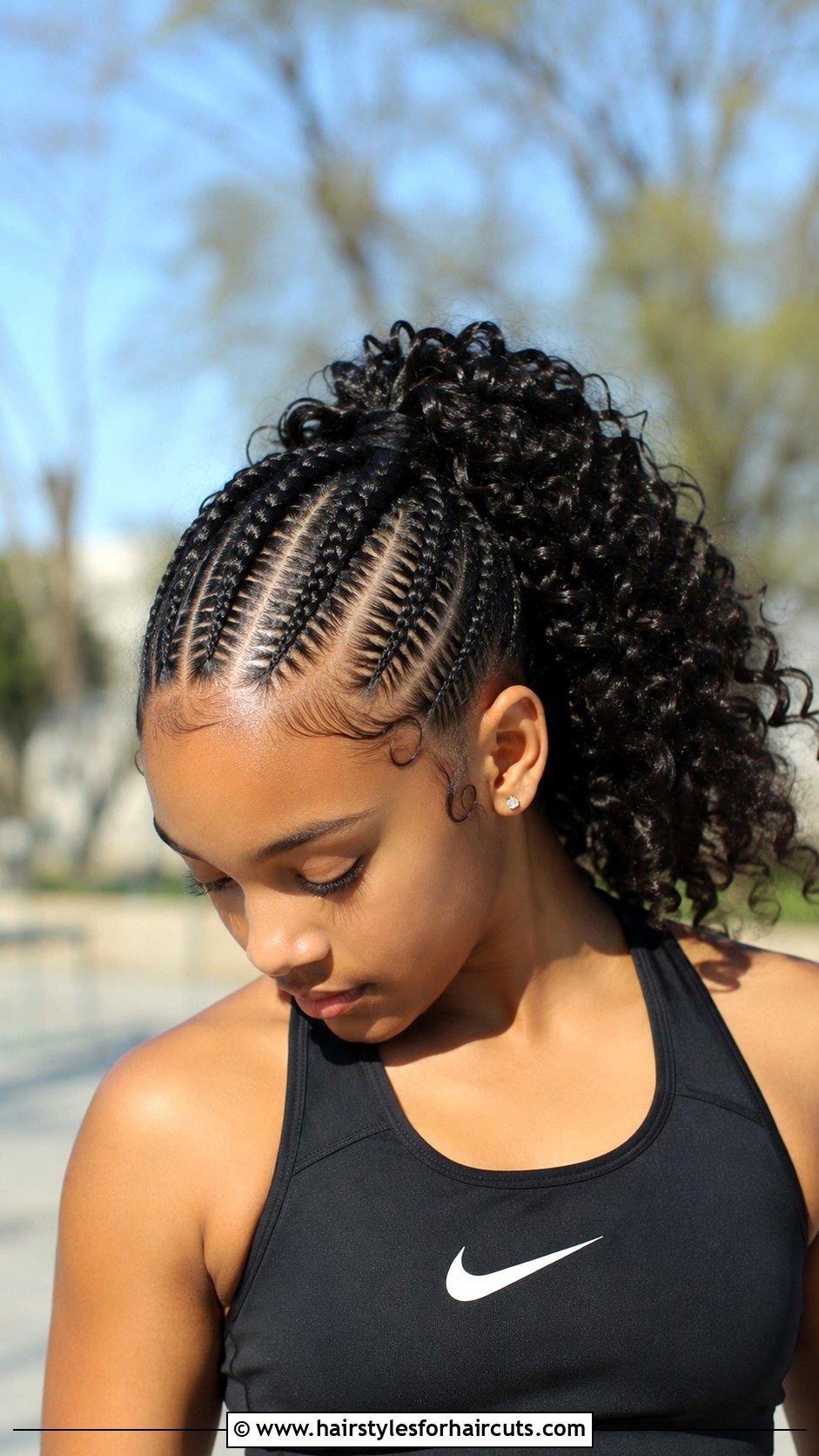 Curly Hair With Cornrows - 25 girl curly hairstyles - 25 girl curly hairstyles