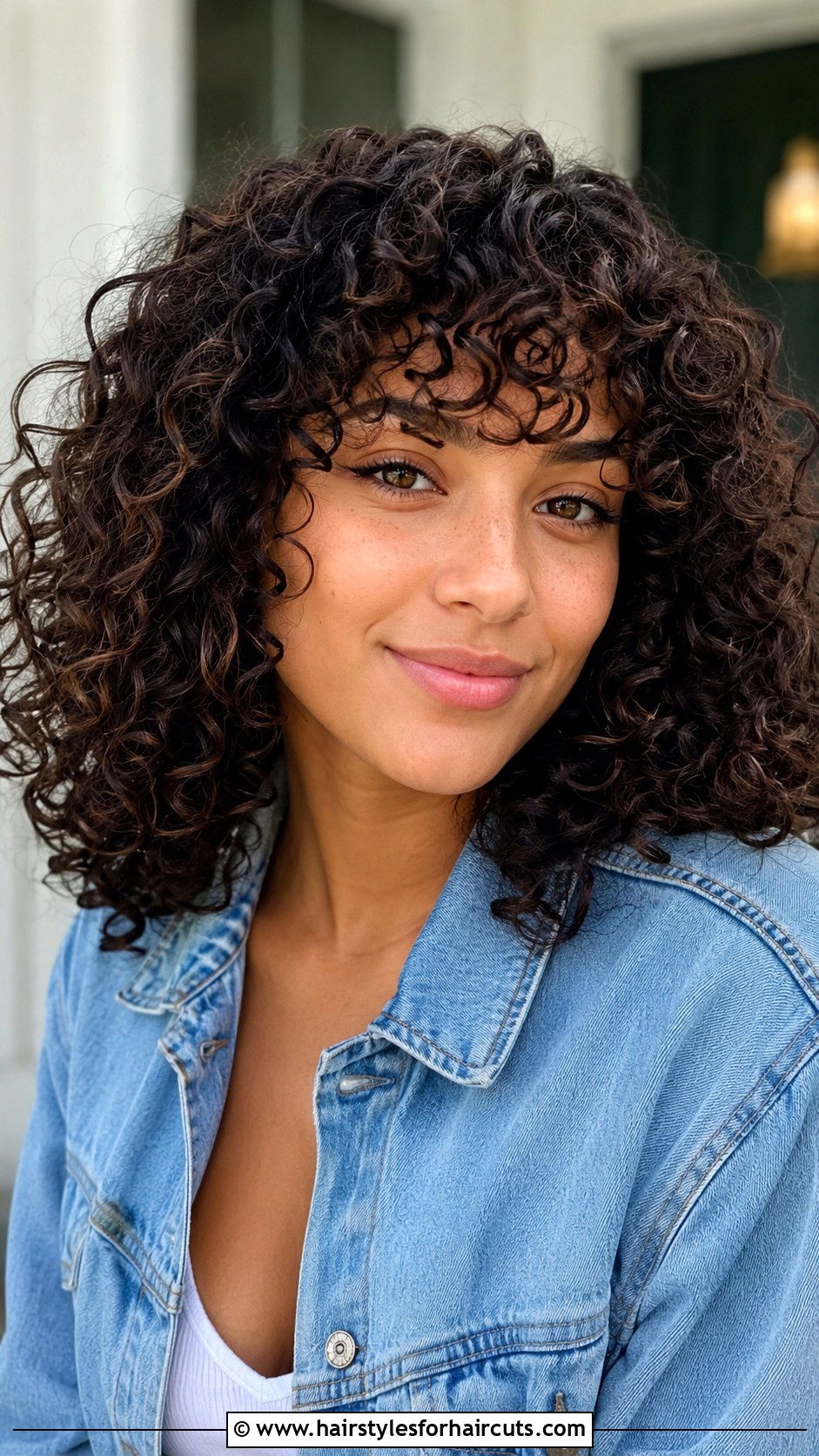 Curly Hair With Front Bangs - 25 cute hairstyles for curly hair white girl - 25 cute hairstyles for curly hair white girl