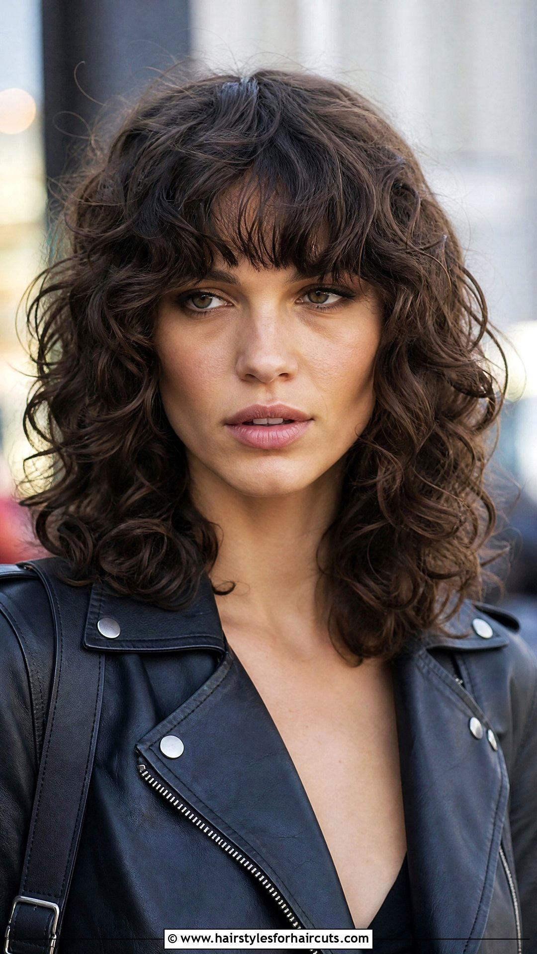 Curly Hair with Blunt Bangs - 25 curly haircuts straight across - 25 curly haircuts straight across