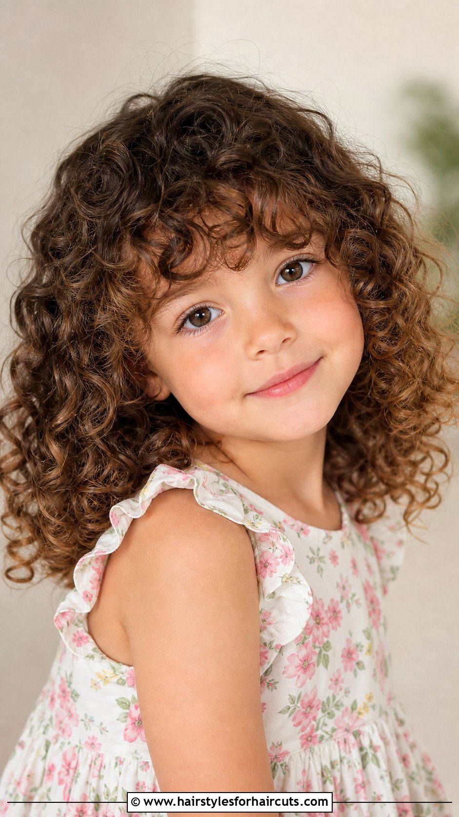 Curly Haircut With Bangs - 25 haircuts for curly hair girls - 25 haircuts for curly hair girls