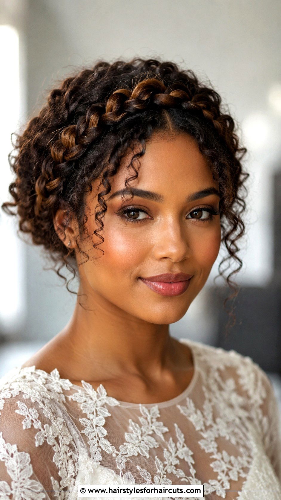 Curly Halo Braid - 25 easy hairstyles for curly hair - 25 easy hairstyles for curly hair